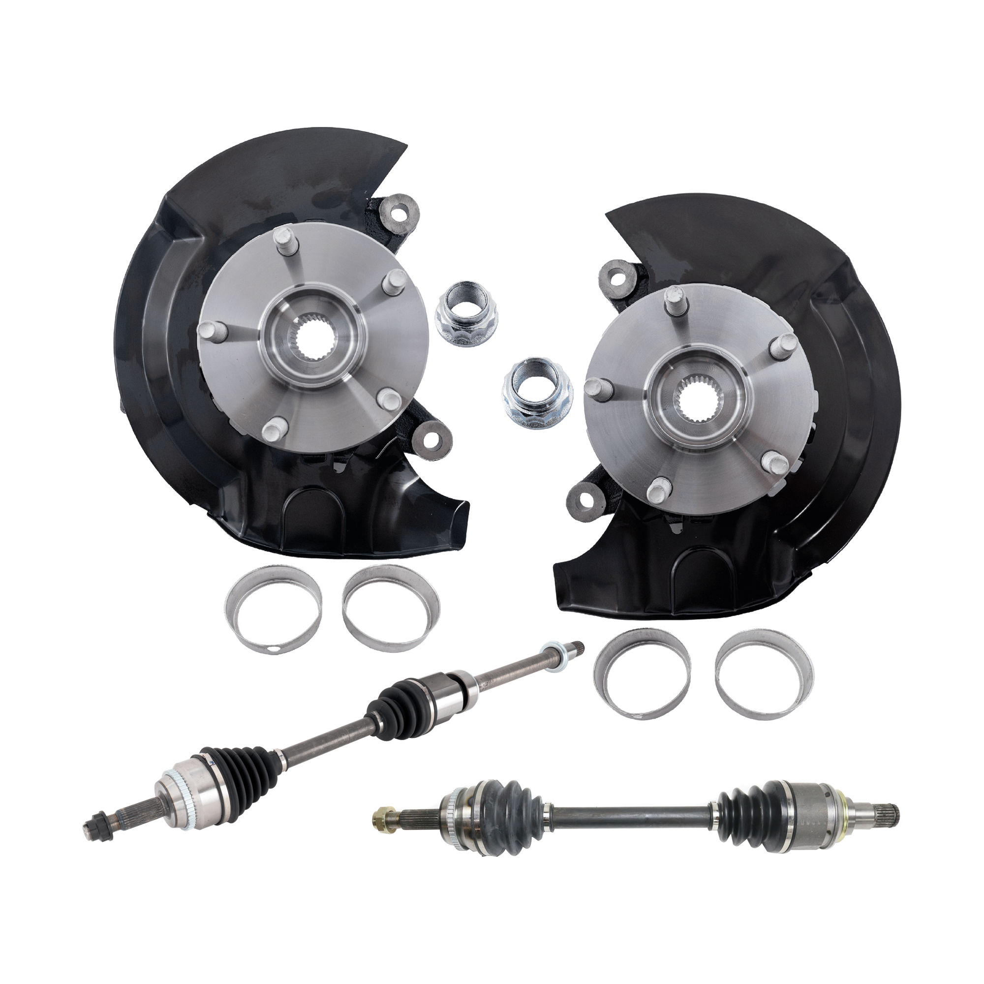 AM CAMRY 04-06 FRONT KNUCKLE RH AND LH 4 pc Kit Steering with Axle Assembly SKU KIT 072924 C2785