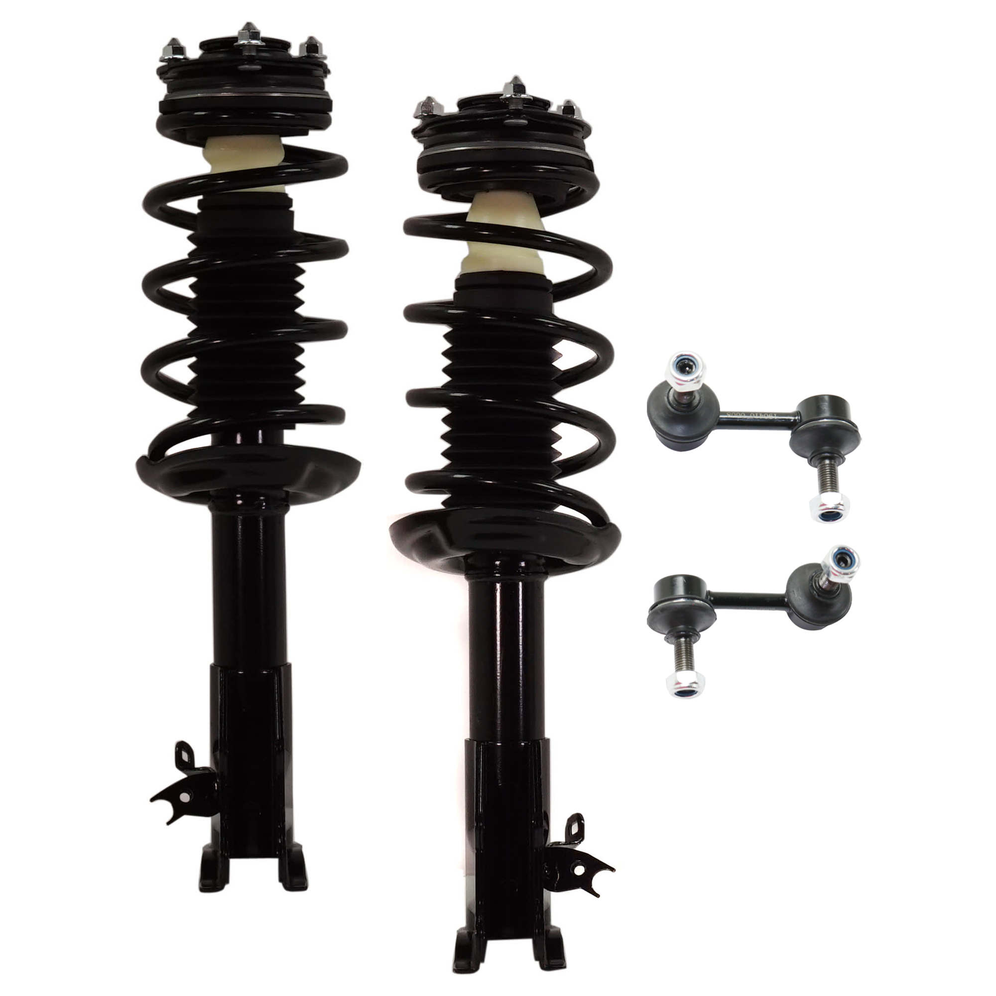 AM CSX CIVIC 06-11 FRONT SUSPENSION KIT RH AND LH 4 pc Kit with Shock Absorber and Strut Assembly and Sway Bar Link SKU KIT 072924 C2899 OEM 714142 LS57390 SR4242 G57390-2
