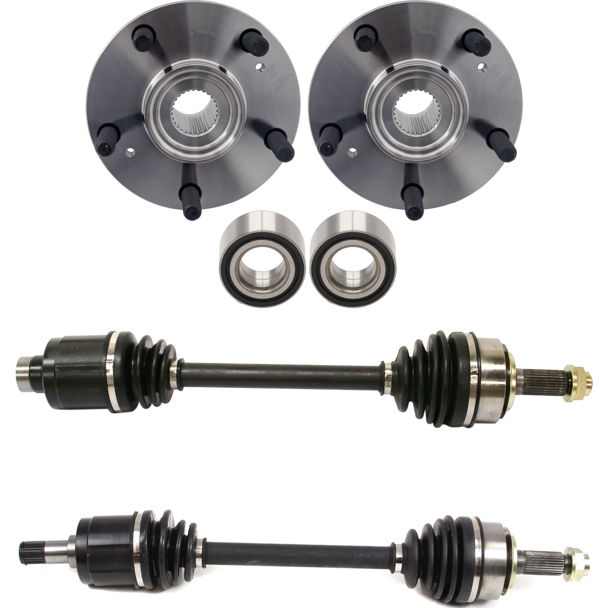 AM CR V 02-04 CAMRY 07-11 FRONT CV AXLE ASSEMBLY RH AND LH 6 pc Kit SKU KIT 072924 C2951 OEM 44600S87A00