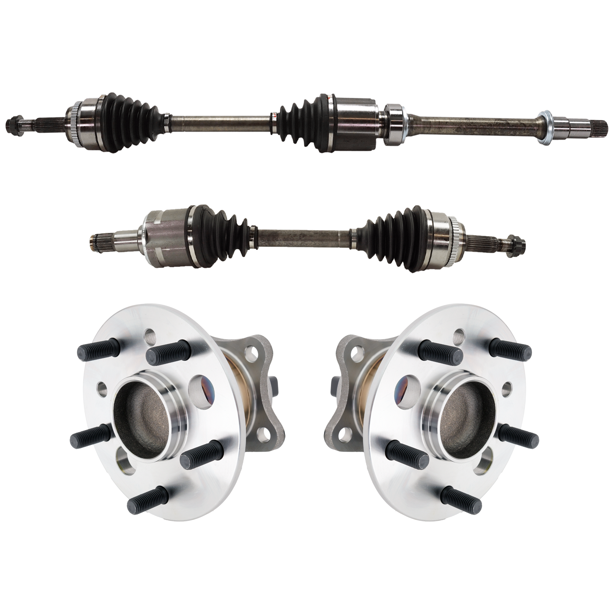 AM CAMRY 07-11 GX470-03-09 FRONT CV AXLE ASSEMBLY RH AND LH 4 pc Kit SKU KIT 072924 C2964 OEM 4246048011-4245048011