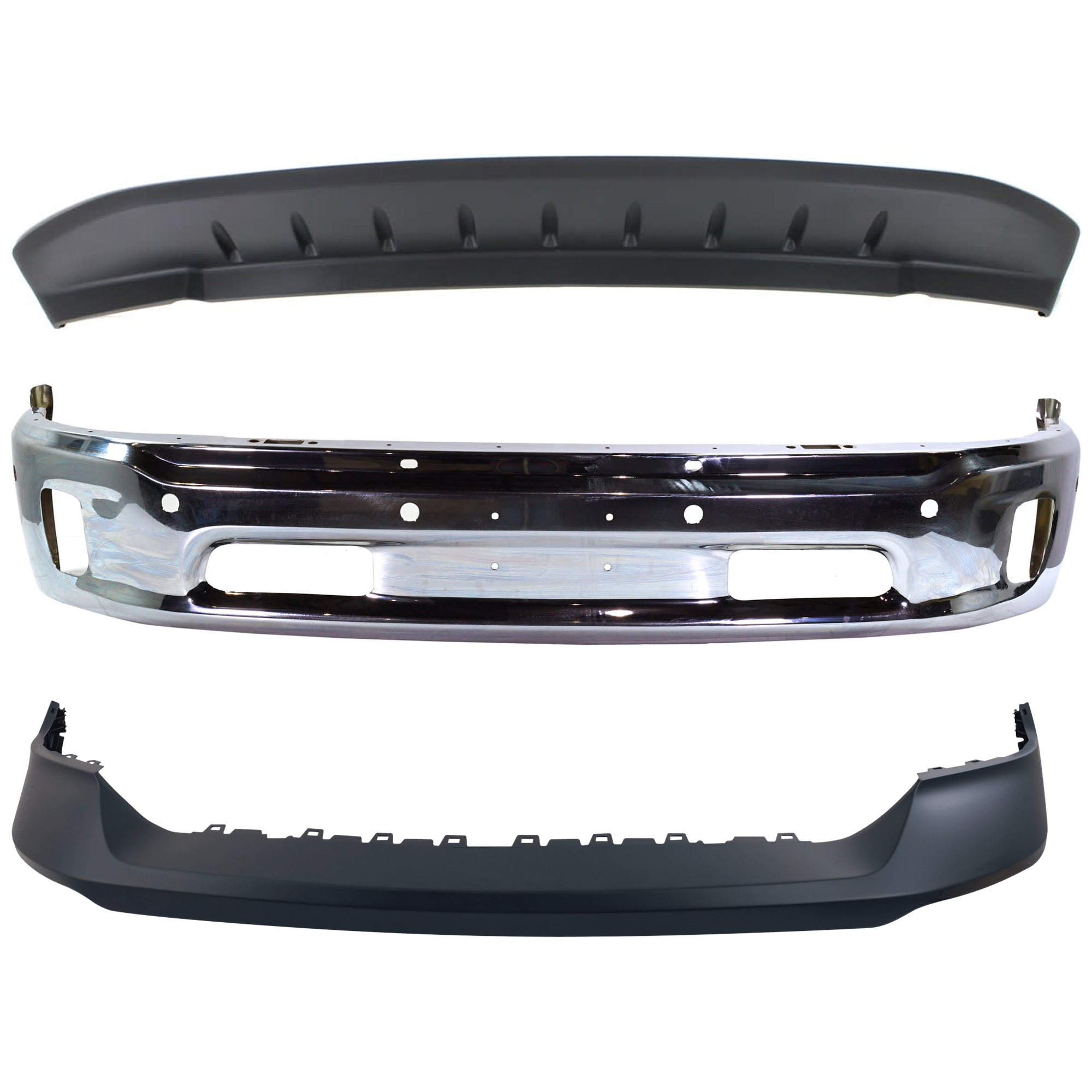 AM Bumper SKU KIT 072924 C3006 Partslink CH1002402 CH1014108 CH1090147 OEM 68160857AA 68197697AA 5182326A