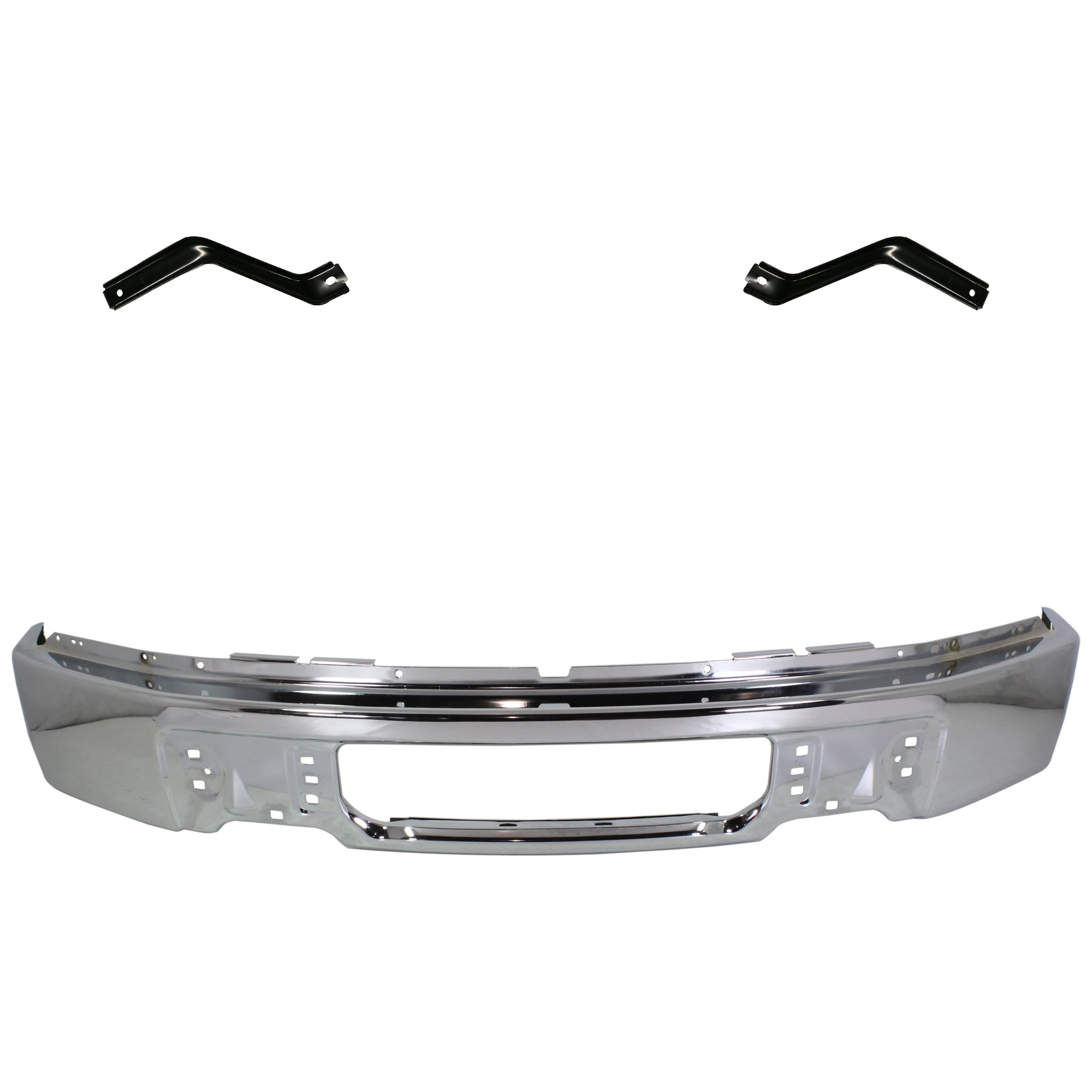 AM F 150-09-14 FRONT BUMPER 3 pc kit w Bumper Bracket SKU KIT 072924 C3044 Partslink FO1002412 FO1066179 FO1067179 OEM 9L3Z17757A 9L3Z17755B 9L3Z1775