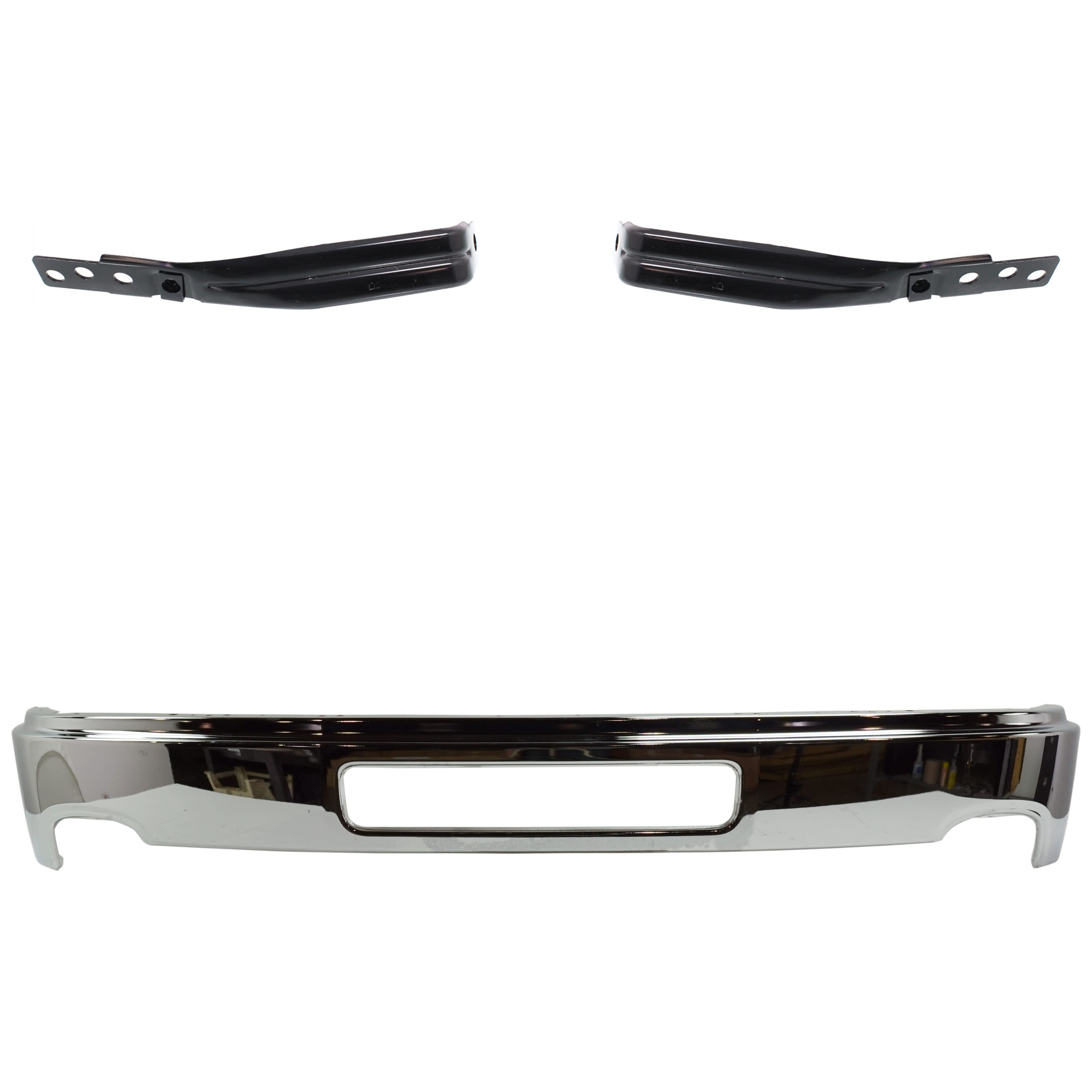 AM SIERRA 2500-3500 HD 11-14 FRONT BUMPER 3 pc kit w Bumper Bracket SKU KIT 072924 C3070 Partslink GM1002839 GM1063104 GM1062104 OEM 25998989-25993620-25993619