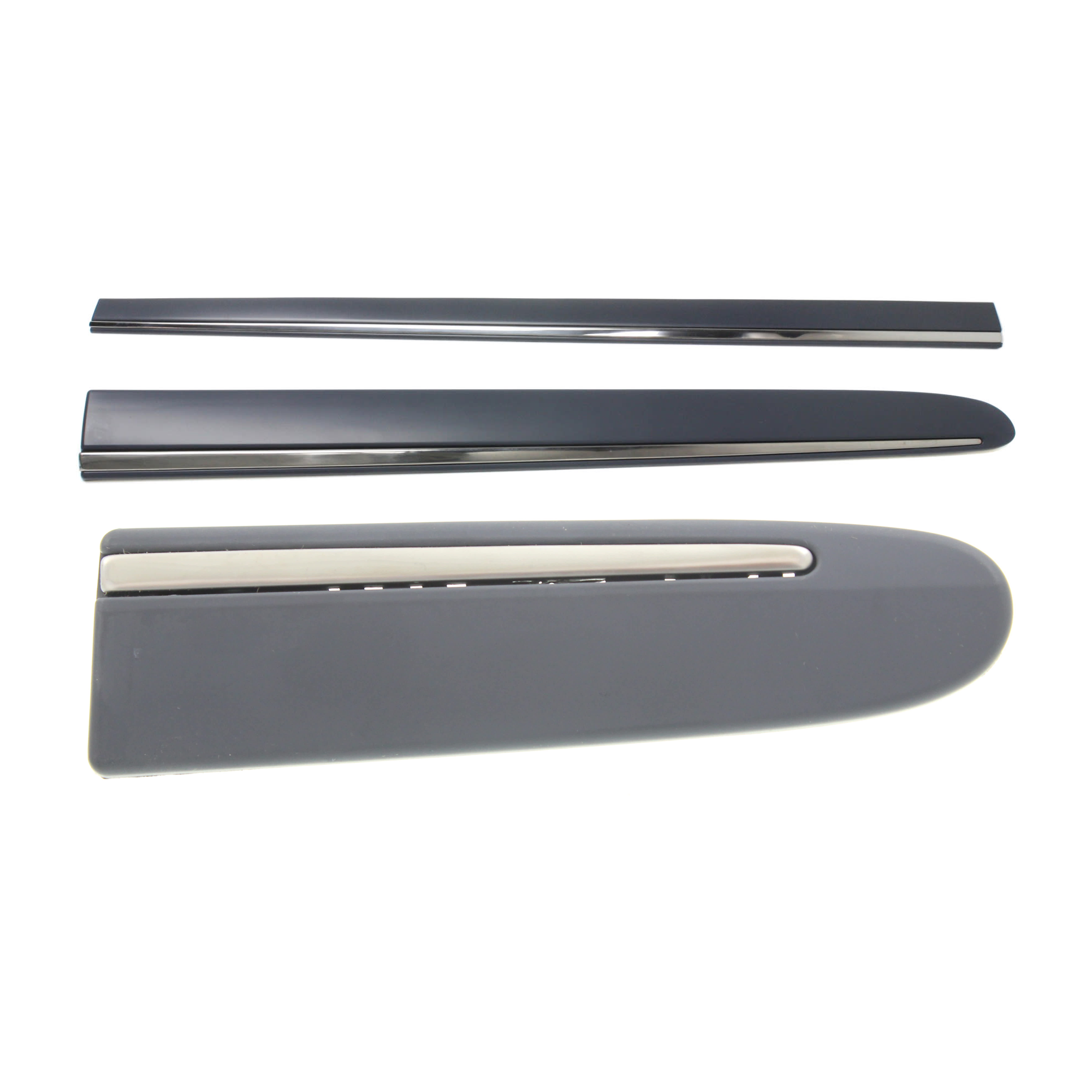 AM E CLASS 03-06 FRONT DOOR MOLDING RH AND LH 3 pc Kit Primed with Door Molding and Beltlines and Fender Molding SKU KIT 072924 C3080 Partslink MB1305122 MB1505125 MB1293120 OEM 2116901462-2116902062-21169028