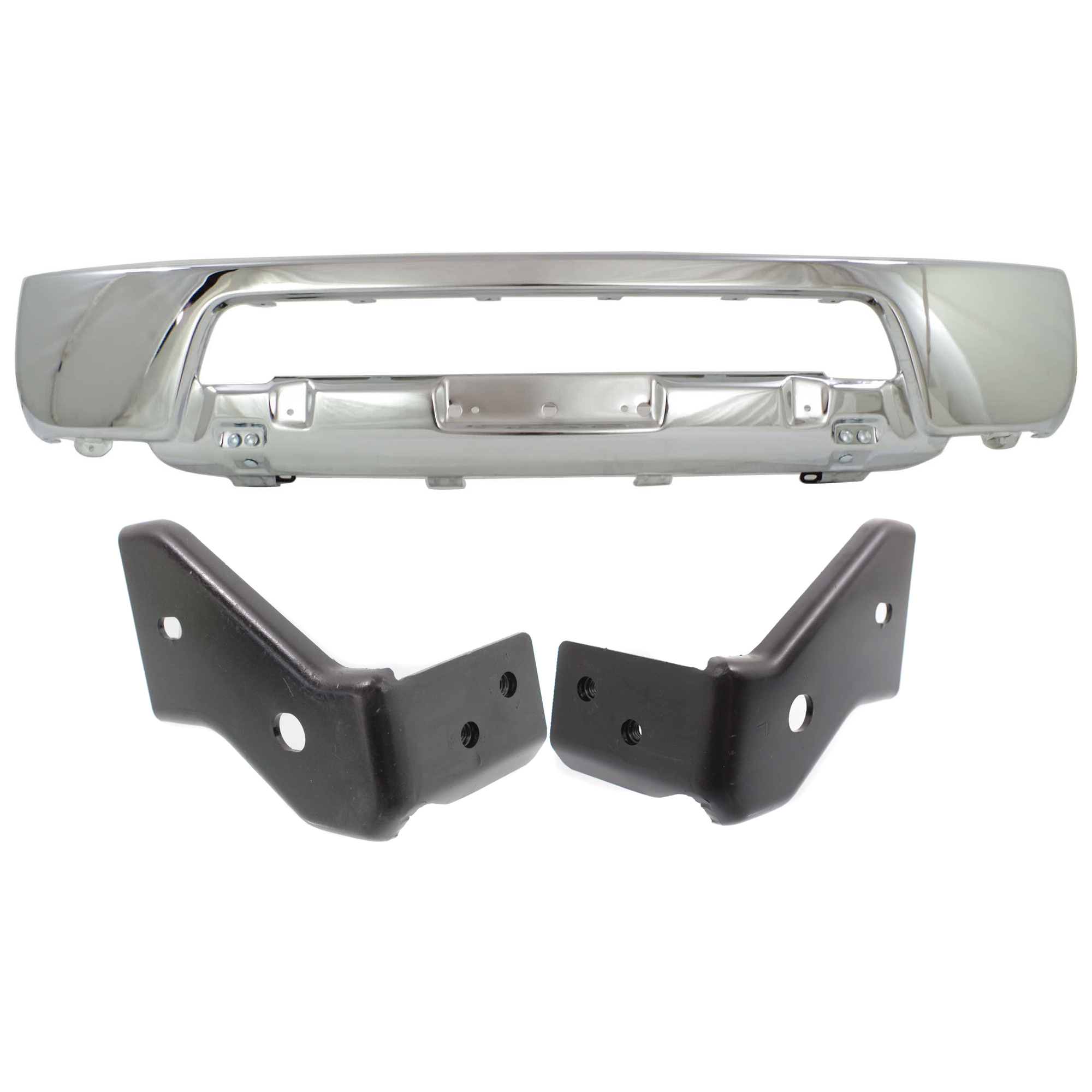 AM FRONTIER 05-08 FRONT BUMPER 3 pc kit w Bumper Bracket SKU KIT 072924 C3086 Partslink NI1002140 NI1042100 NI1043100 OEM 62014EA810-62215ZL00B 62214ZL0