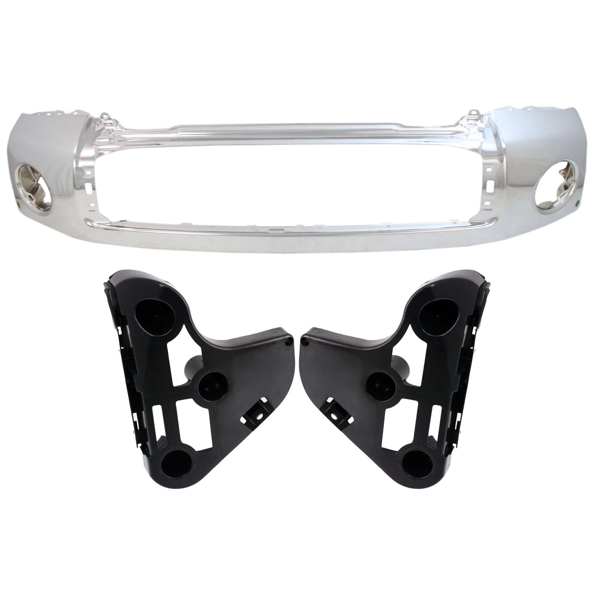 AM TUNDRA 07-13 FRONT BUMPER 3 pc kit w Bumper Bracket SKU KIT 072924 C3095 Partslink TO1002181 TO1067170 TO1066170 OEM 521110C901-521150C060-521160C0