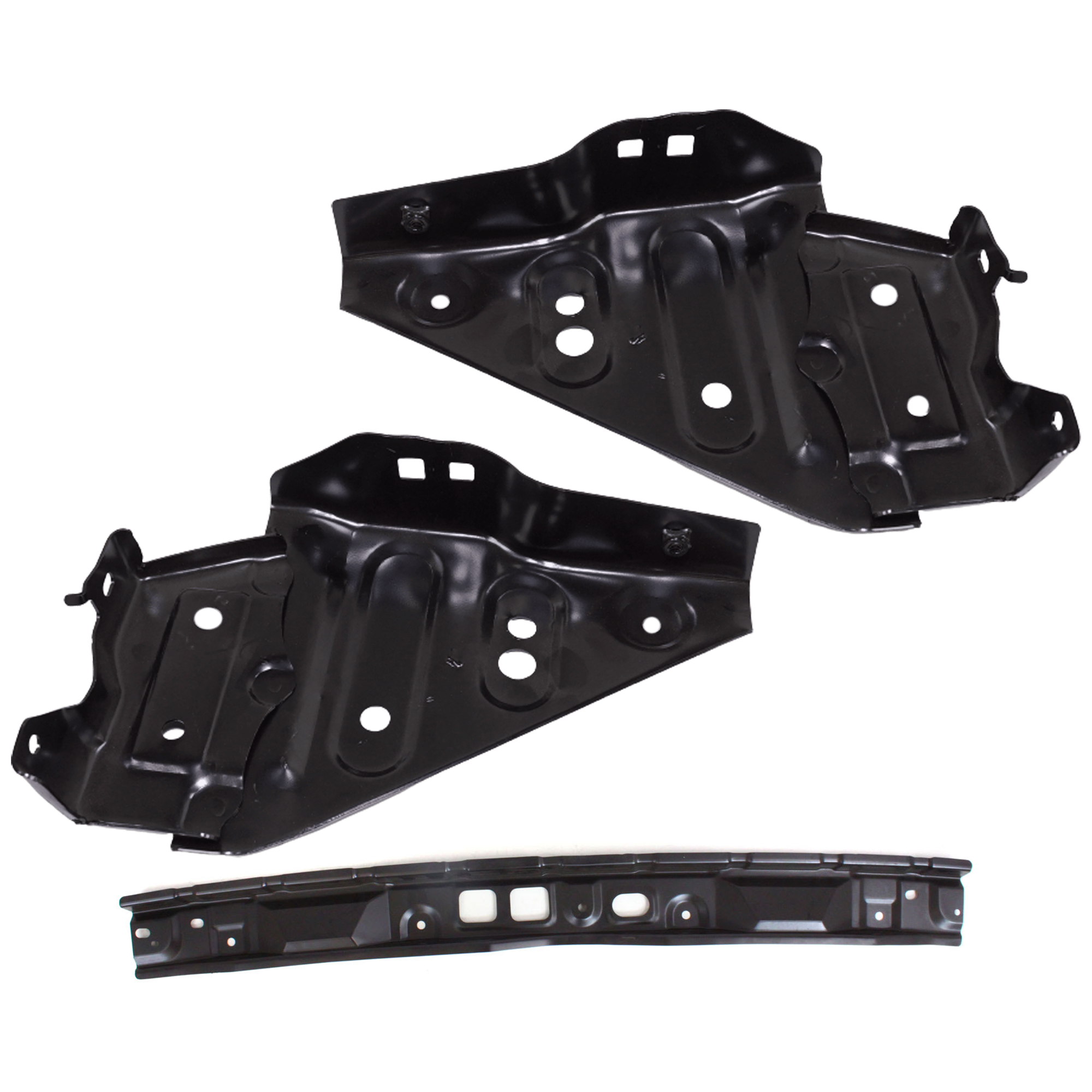 AM 4RUNNER 10-13 FRONT BUMPER RETAINER 3 pc kit Steel with Bumper Bracket SKU KIT 072924 C3099 Partslink TO1031109 TO1032110 TO1033110 OEM 5252135040-5210335100-52102350