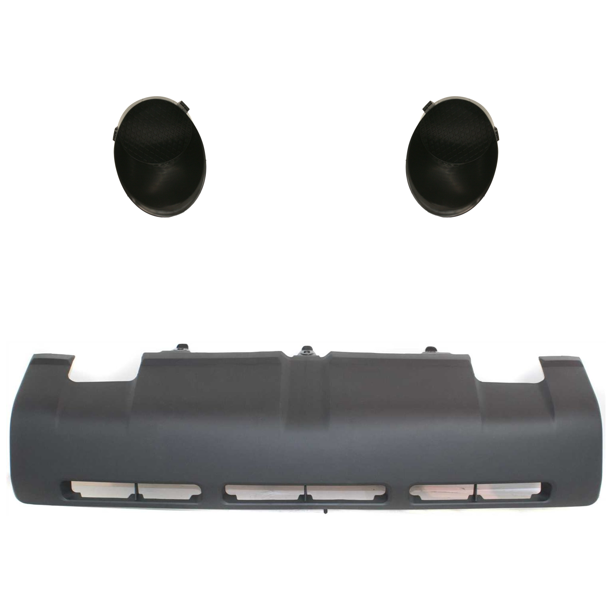 AM TUNDRA 07-09 FRONT LOWER VALANCE Panel Textured 3 pc kit with Fog Light Cover SKU KIT 072924 C3110 Partslink TO1095199 TO1038123 TO1039123 OEM 539110C030-521280C050-521270C0