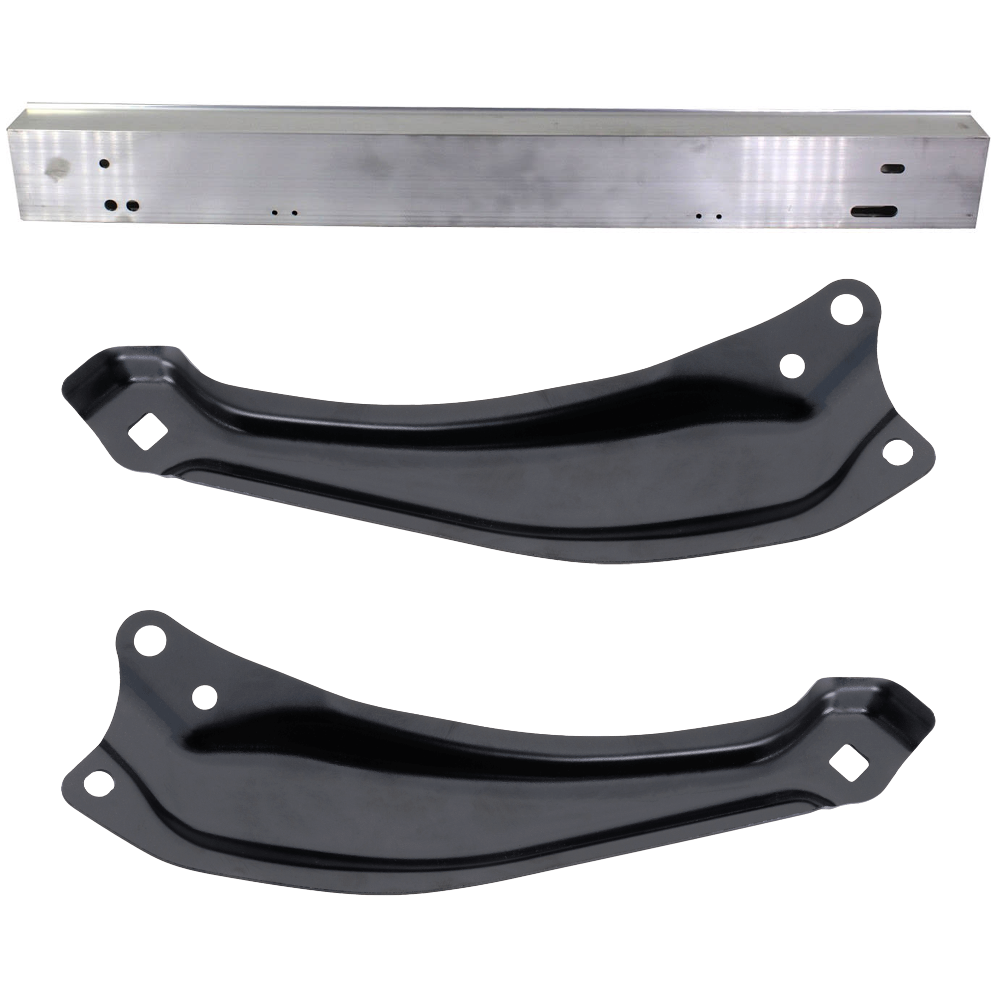 AM TACOMA 07-11 FRONT REINFORCEMENT Aluminum 3 pc Kit with Bumper Reinforcement Bracket SKU KIT 072924 C3132 Partslink TO1025102 TO1066161 TO1067161 OEM 5213104010-5213804010-52137040