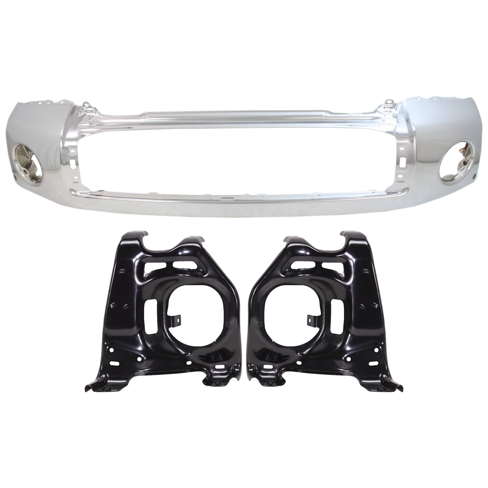 AM TUNDRA 07-13 FRONT BUMPER 3 pc kit w Bumper Bracket SKU KIT 072924 C3137 Partslink TO1002181 TO1067166 TO1066166 OEM 521110C901-521410C040-521420C0