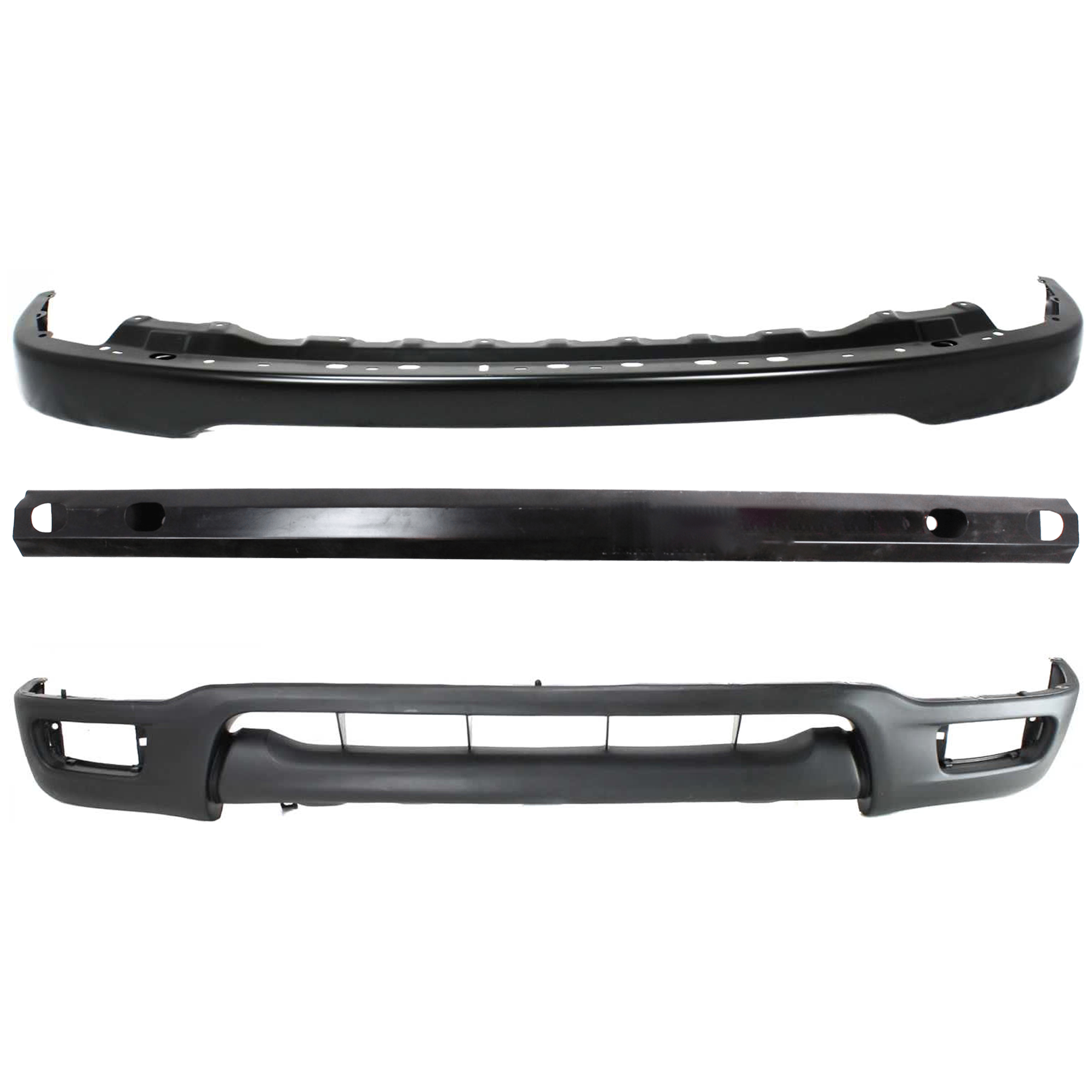 AM TACOMA 01-04 FRONT BUMPER Paint to Match 3 pc kit with Bumper Reinforcement and Valance SKU KIT 072924 C3144 Partslink TO1002176 TO1006184 TO1095196 OEM 52101AD900-52131AD010-53901AD0