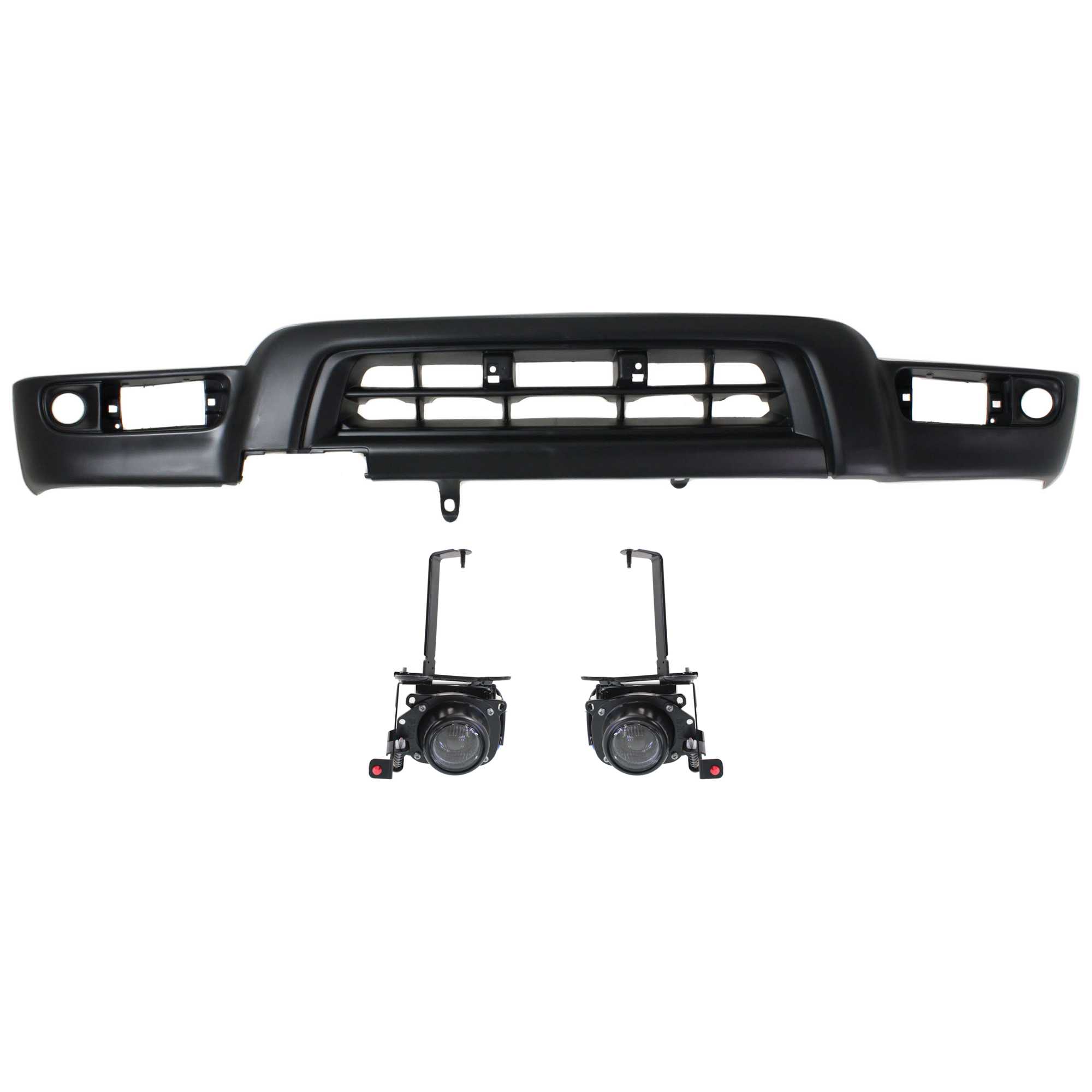 AM 4RUNNER 99-02 FRONT FOG LAMP LH 3 pc kit Assembly Factory Installed Type SKU KIT 072924 C3155 Partslink TO2592110 TO2593110 TO1095181 OEM 8121035050-8122035030-53911359