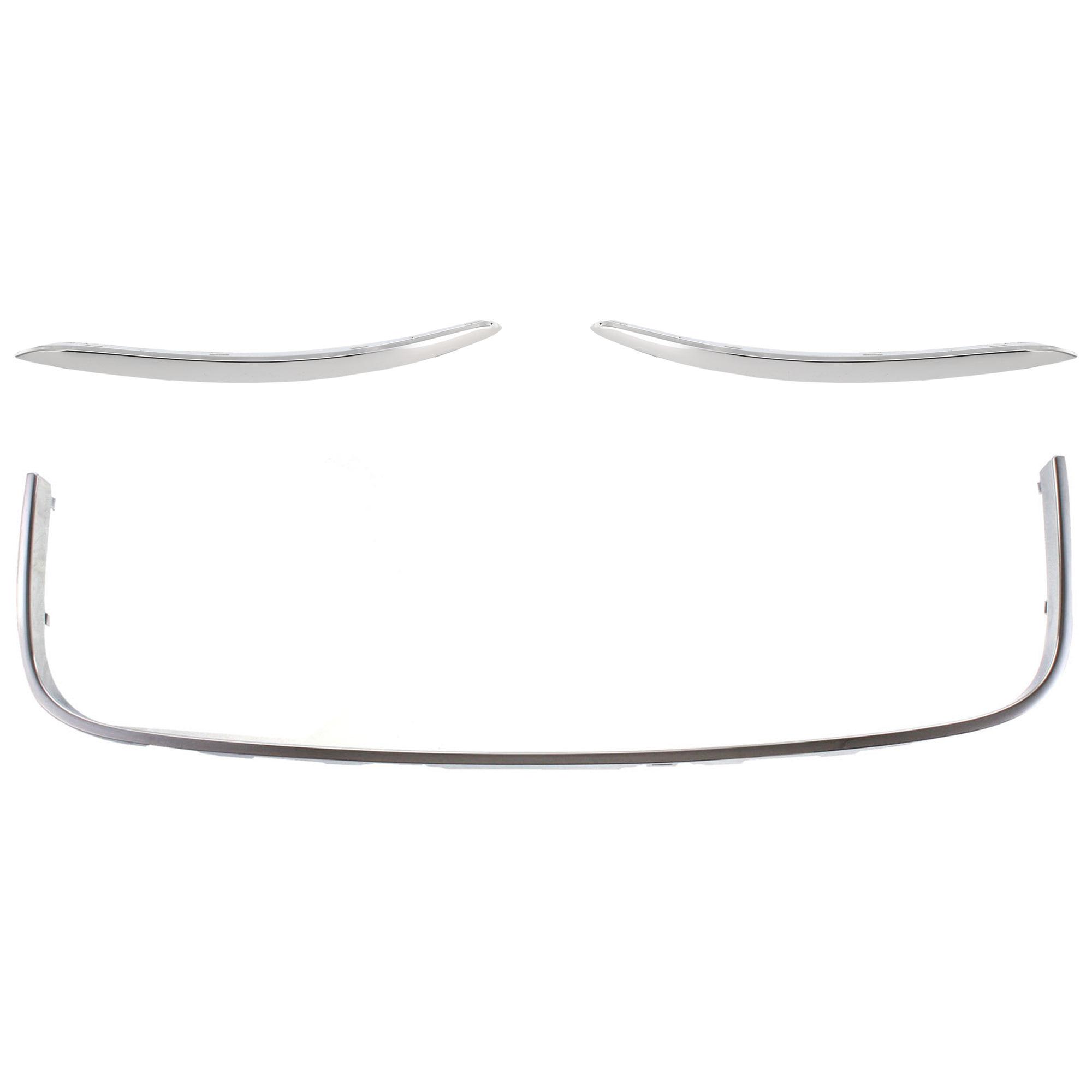 AM JETTA 05-10 GRILLE MOLDING 3 pc Kit Surround Chrome with Bumper Trim SKU KIT 072924 C3167 Partslink VW1202102 VW1213100 VW1212100 OEM 1K08531012ZZ 1K08072442ZZ 1K08