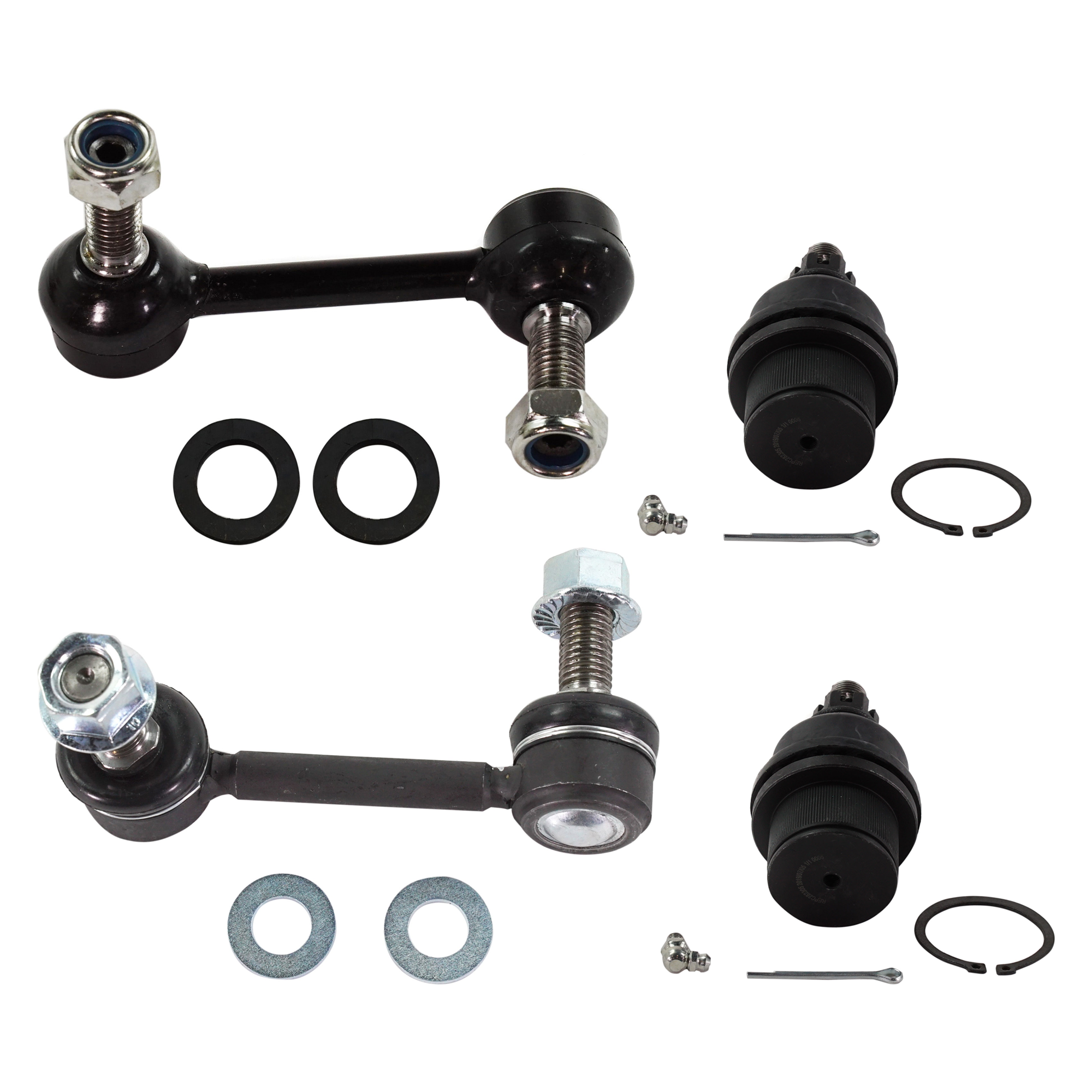 AM RAINIER SSR 04-07 FRONT BALL JOINT RH AND LH Lower 4 pc Kit SKU KIT 072924 C3192 OEM 104335-2601560-5051296-2215731