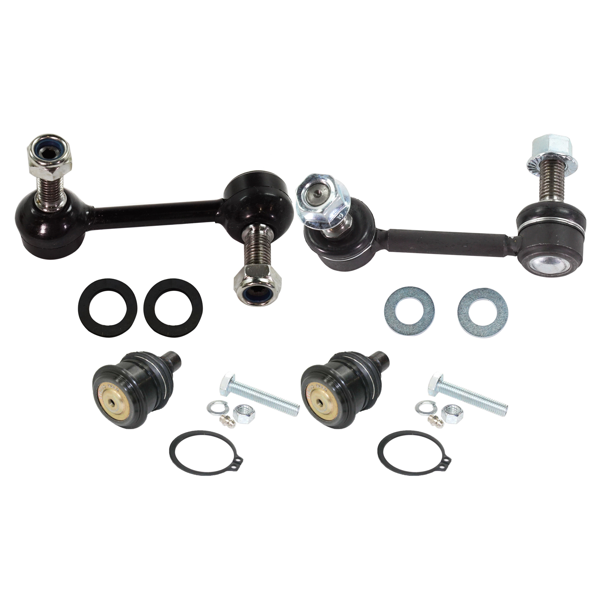 AM 9-7X 05-09 SWAY BAR LINK 4 pc Kit with Ball Joint SKU KIT 072924 C3193 OEM 1015630-1880824-2651676-545146