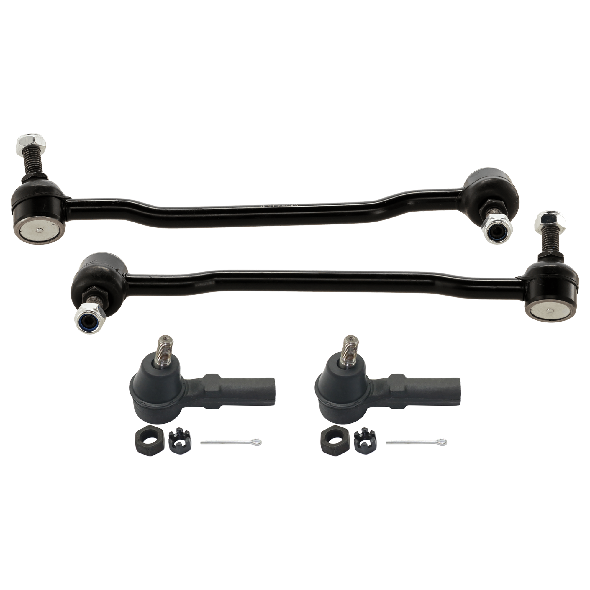 AM ALTIMA 02-06 SWAY BAR LINK 4 pc Kit with Tie Rod End SKU KIT 072924 C3291 Partslink NI4520101 OEM 18313-2651567-5451358-45G0358