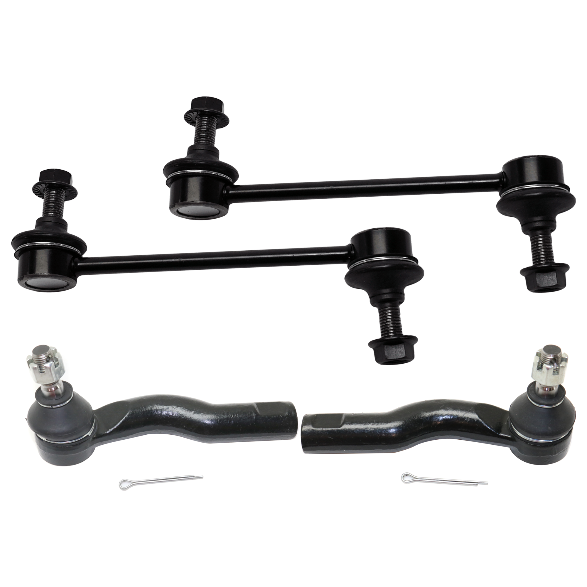AM FUSION 10-12 SWAY BAR LINK 4 pc Kit with Tie Rod End SKU KIT 072924 C3328 OEM AE5Z5K483A AE5Z3A130D AE5Z3A13