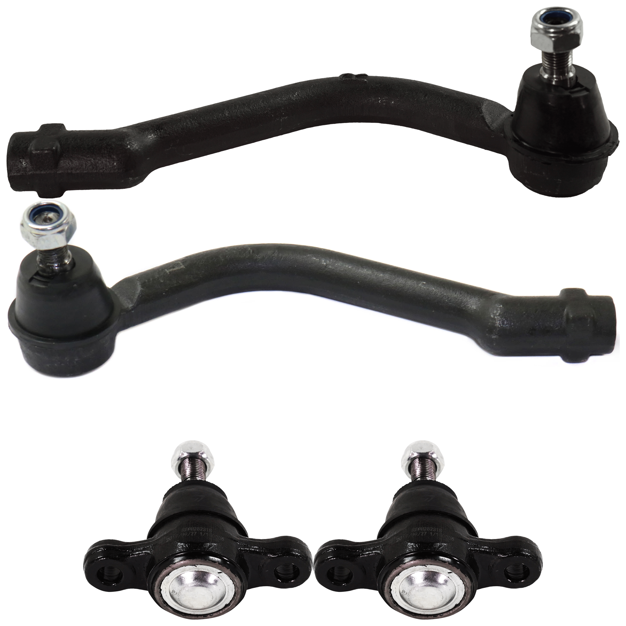 AM AZERA 06-07 SONATA 06-08 FRONT BALL JOINT RH AND LH Lower Outer 4 pc Kit SKU KIT 072924 C3336 OEM 1015371-1016051-2601639-505135