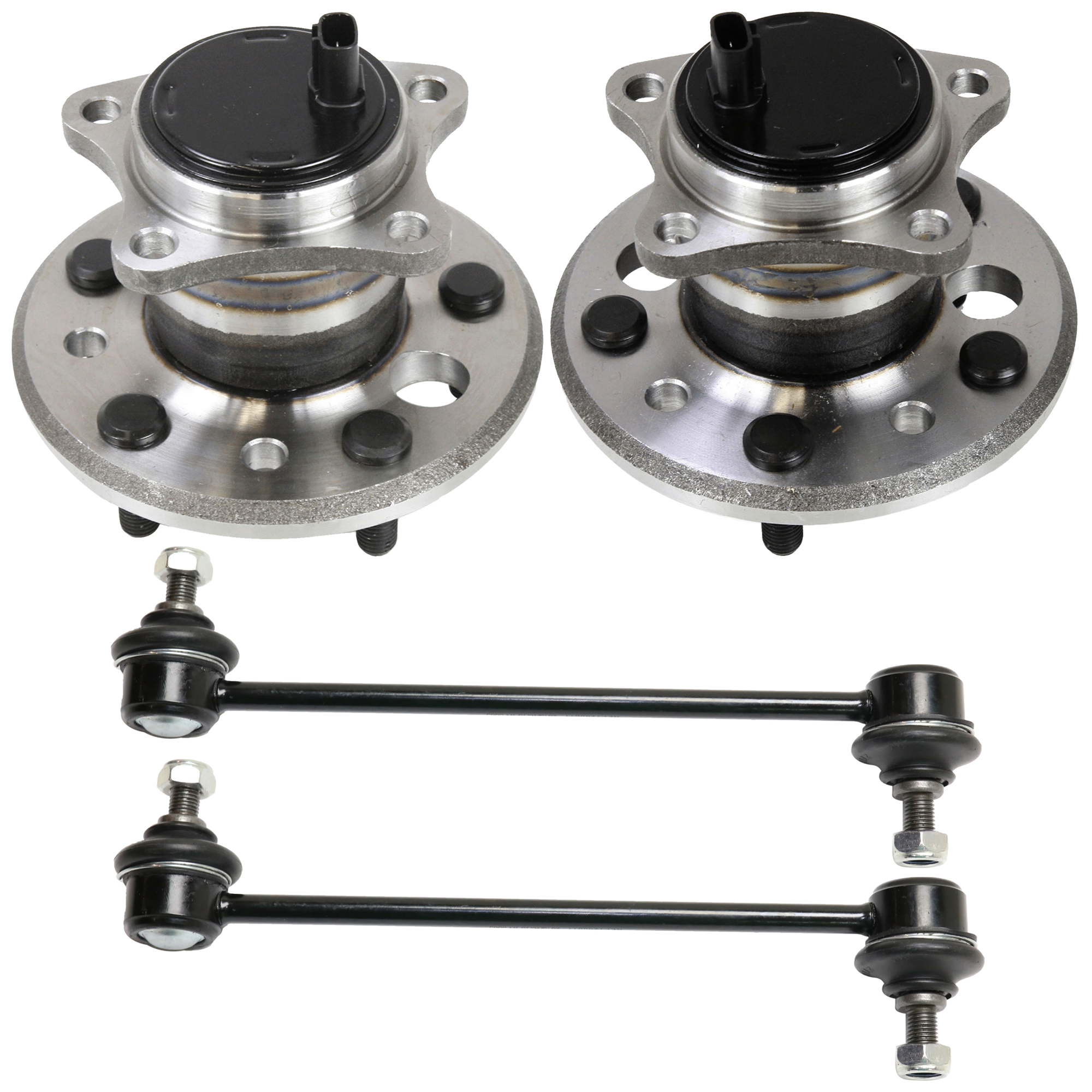 AM AVALON 05-06 REAR HUB ASSEMBLY RH=LH 4 pc kit with Sway Bar Link SKU KIT 072924 C3406 OEM 4245048011-4246048011-18309-10