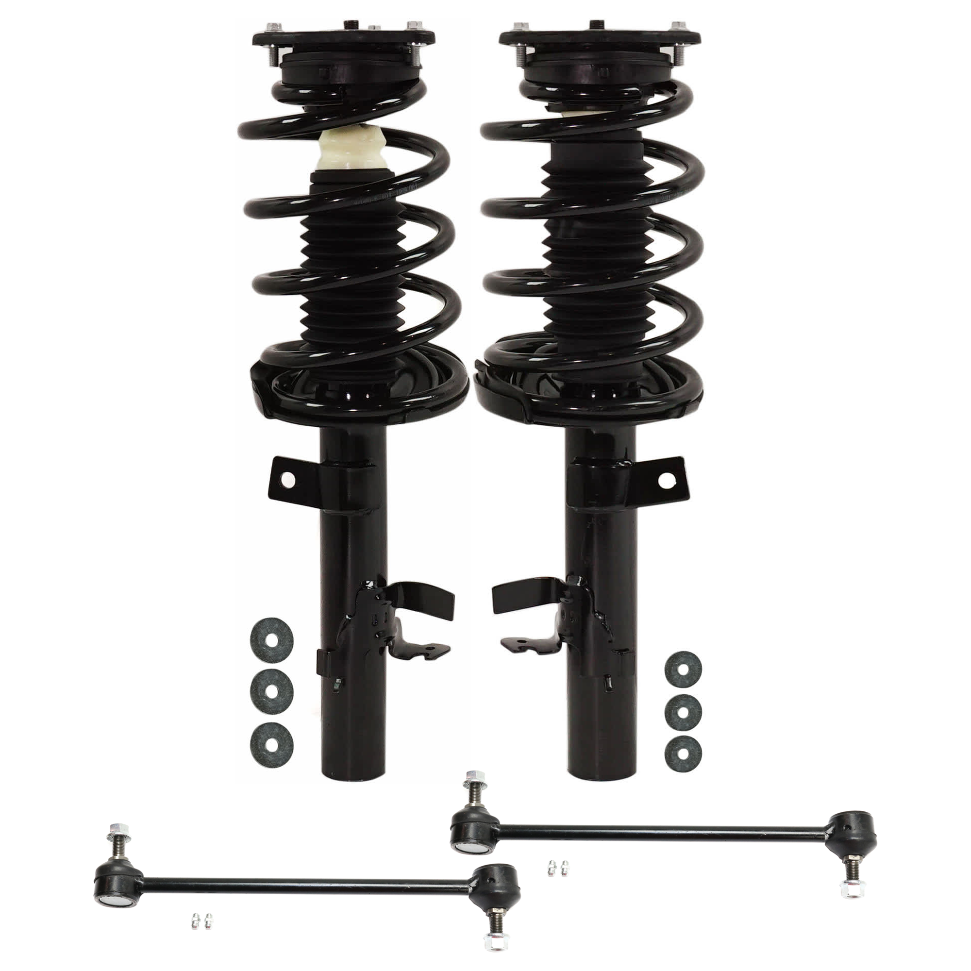 AM ESCAPE 13-13 FRONT LOADED STRUT RH AND LH 4 pc kit with Sway Bar Link SKU KIT 072924 C3426 OEM G57518 CV6Z18124H SR4600 CV6Z1