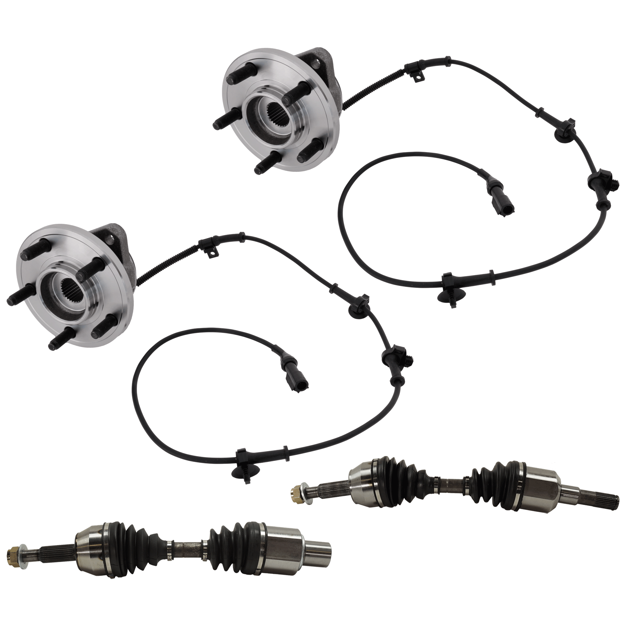 AM RANGER 03-09 HUB ASSEMBLY 4 pc Kit with Axle Assembly SKU KIT 072924 C3559