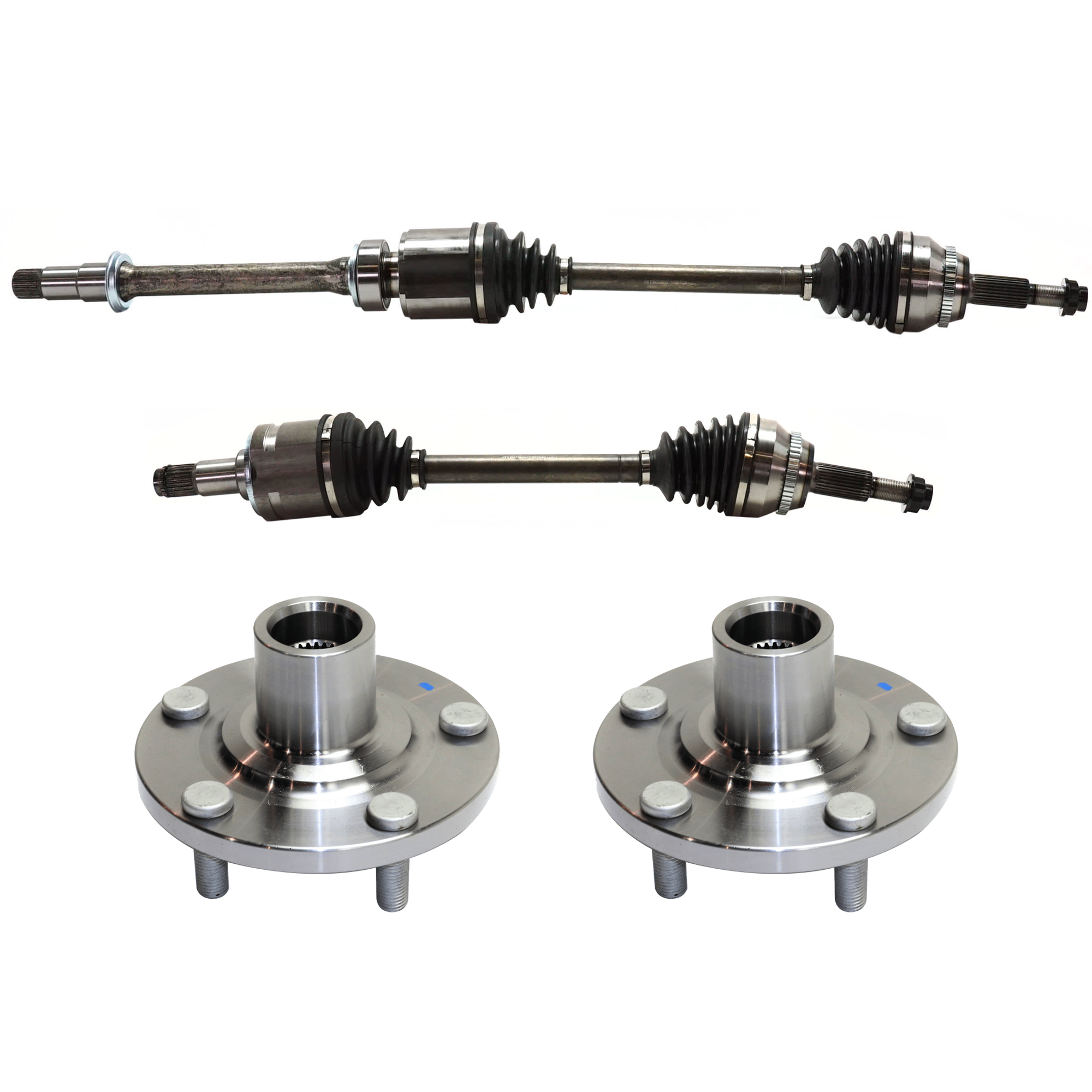 AM SIENNA 04-10 CV AXLE ASSEMBLY 4 pc Kit with Wheel Hub SKU KIT 072924 C3562 OEM 4350208010-435020E030-43502AA0
