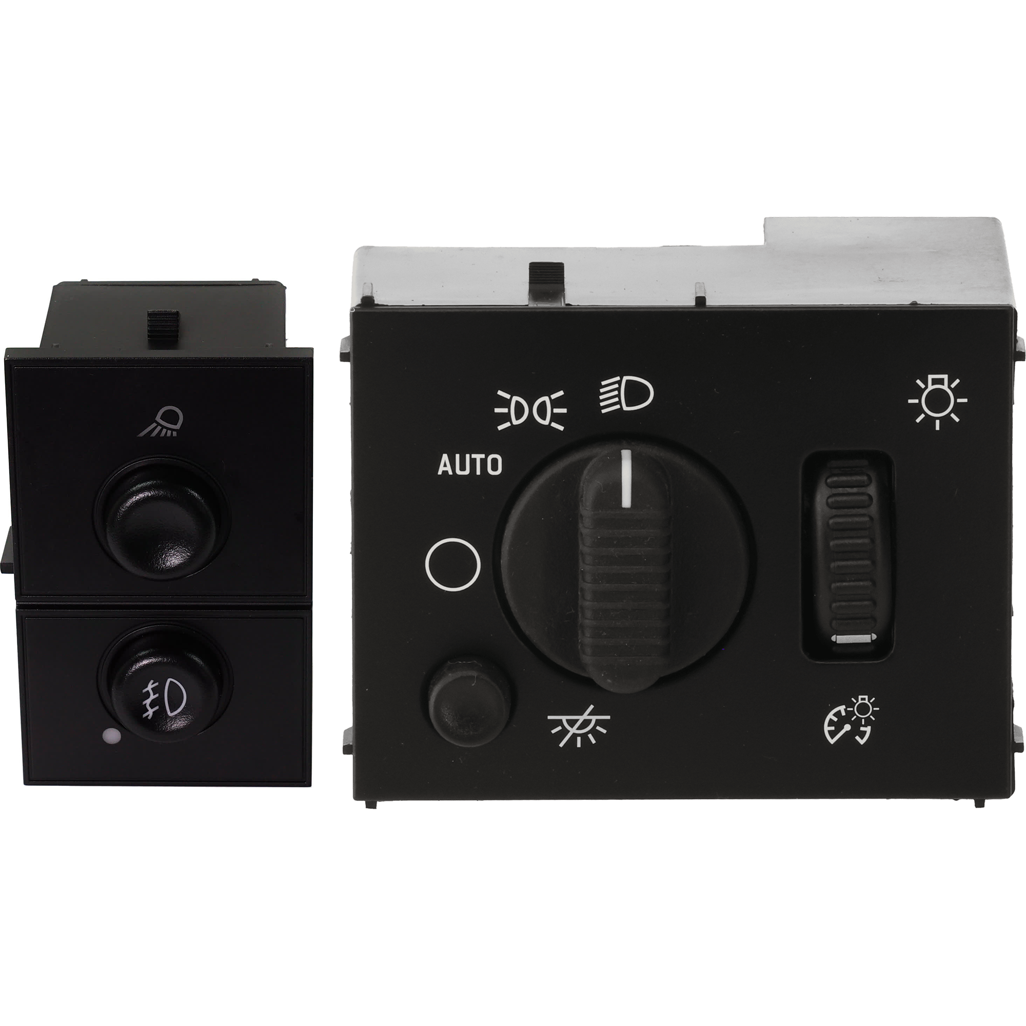 AM SILVERADO SIERRA 03-06 DIMMER SWITCH 2 pc Kit with Dimmer Switch and Fog Light Switch SKU KIT 072924 C3629 OEM 15114835-15176678-15194803-151