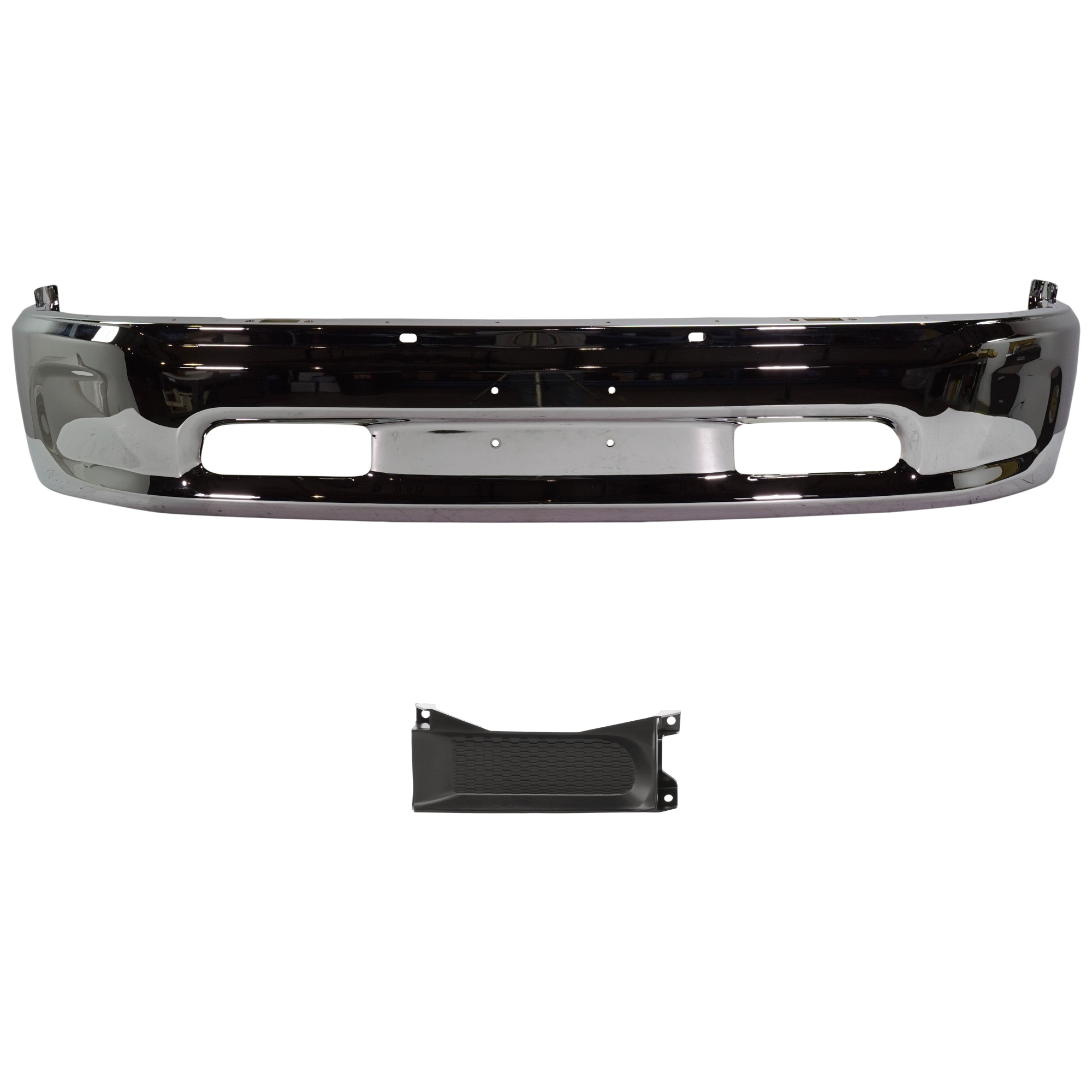 AM RAM 1500-13-18 FRONT BUMPER Lower 2 pc kit w Bumper Trim Includes 19-24-1500 Classic SKU KIT 072924 C3646 Partslink CH1002397 CH1037112 OEM 68160855AC 68196984AA