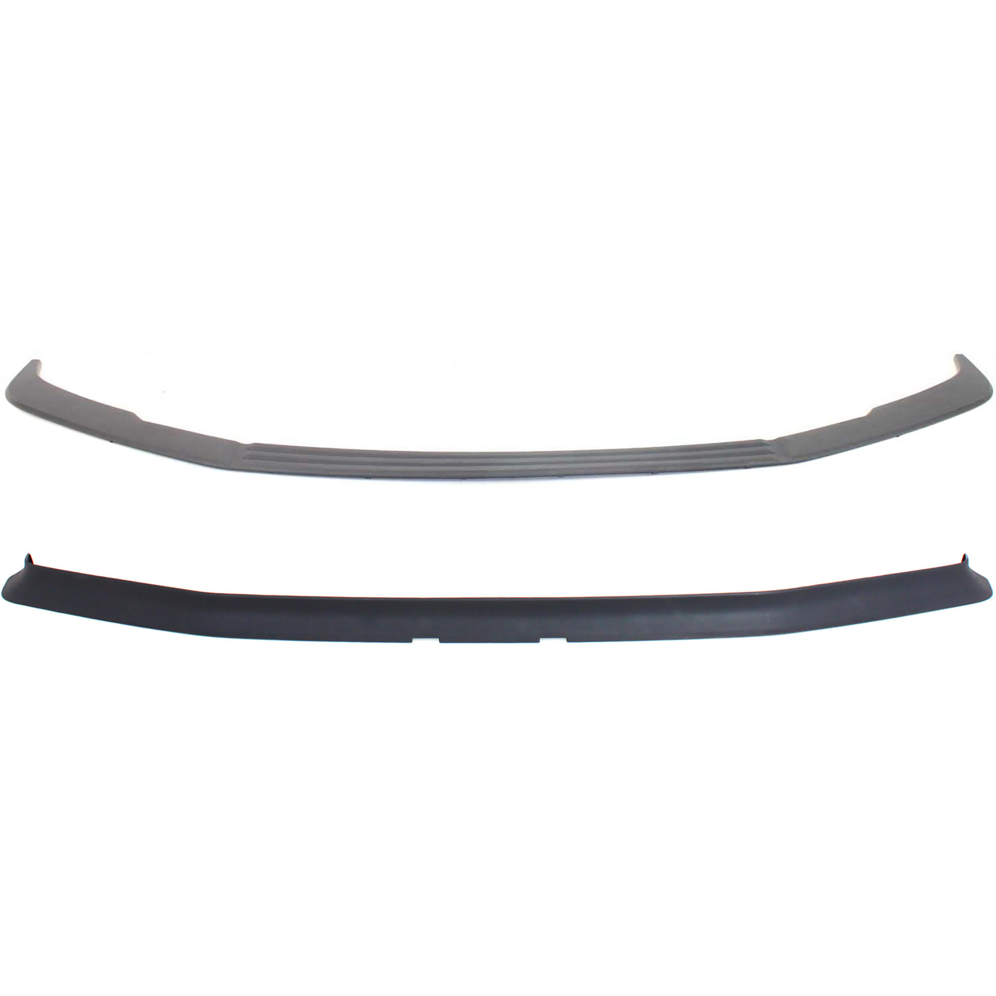 AM F SERIES SUPER DUTY 08-10 FRONT BUMPER MOLDING Textured Dark Gray 2 pc Kit with Valance SKU KIT 072924 C3711 Partslink FO1044103 FO1093114 OEM 8C3Z17K833AA 8C3Z17626AA