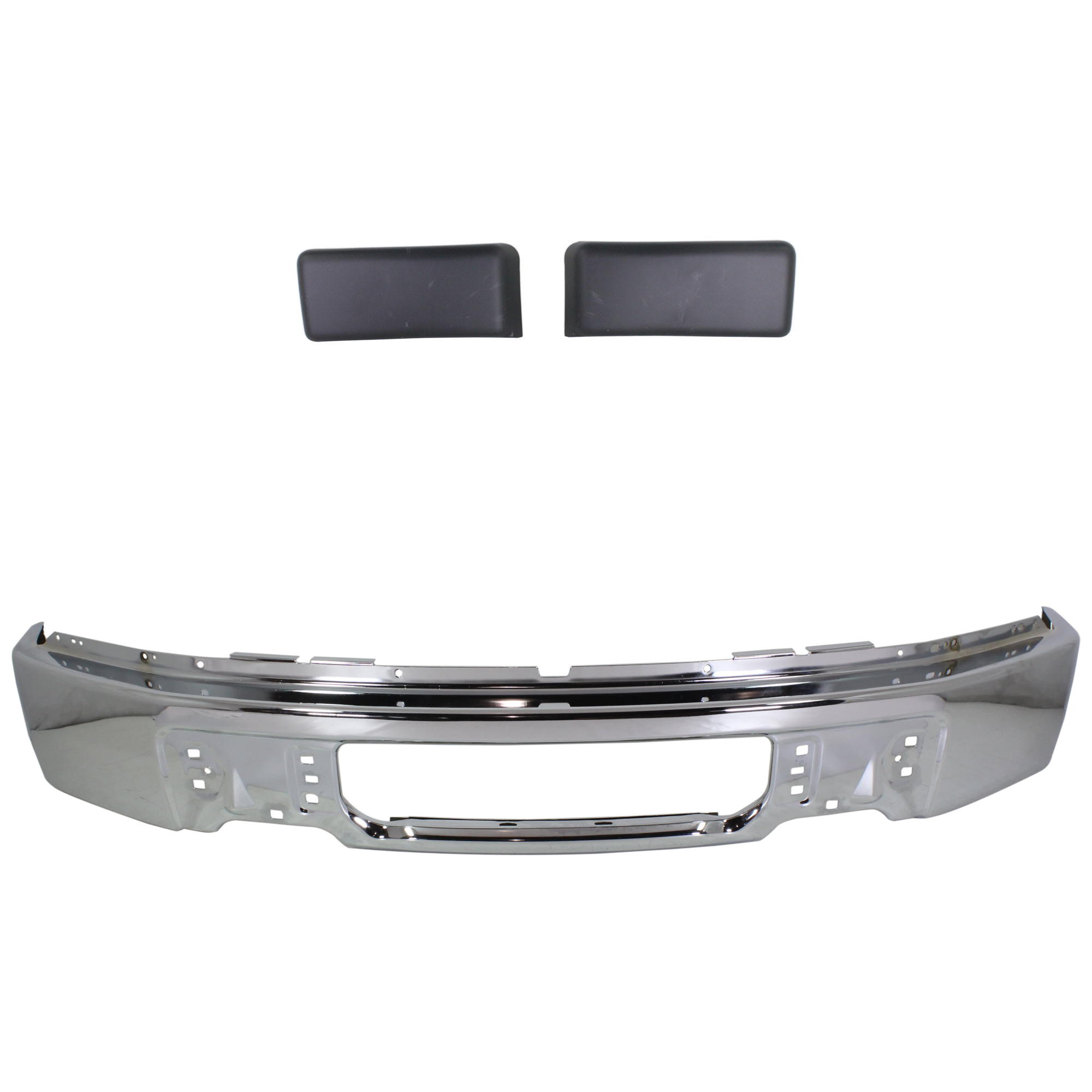 AM F 150-09-14 FRONT BUMPER 3 pc kit w Bumper Trim SKU KIT 072924 C3712 Partslink FO1002412 FO1053100 OEM 9L3Z17757A 9L3Z17E810B