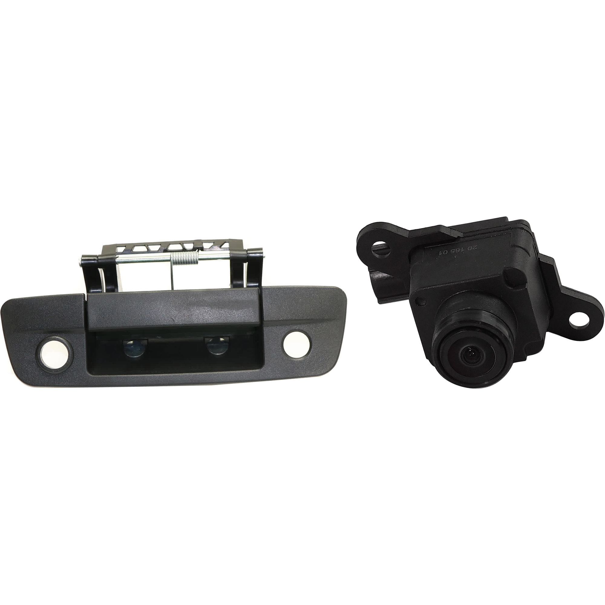 AM RAM FULL SIZE 13-15 REAR VIEW BACK UP CAMERA 2 pc Kit with Tailgate Handle SKU KIT 072924 C3723 Partslink CH1960101 CH1915128 OEM 56038978AL 68197873AA