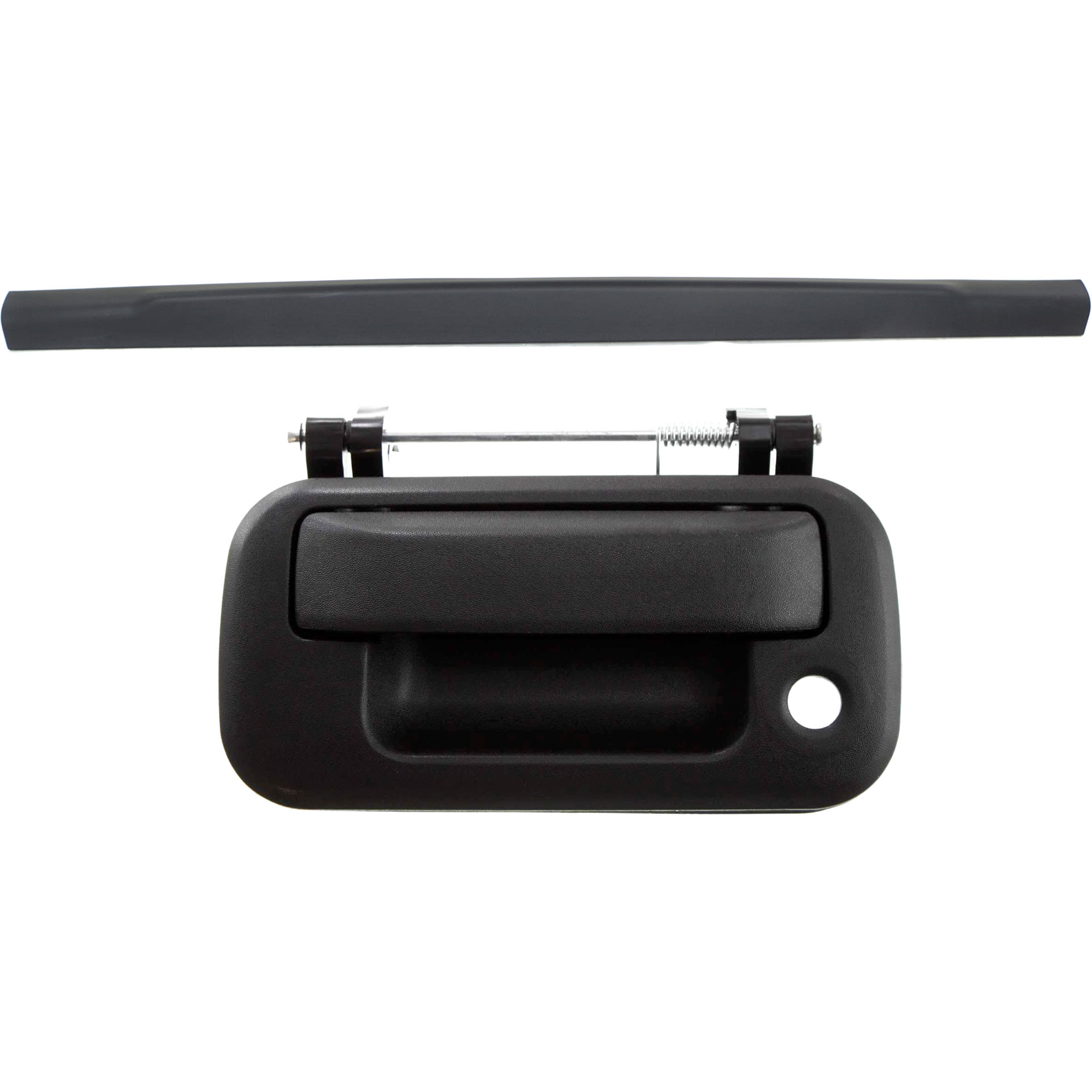 AM F 250 SUPER DUTY 08-16 TAILGATE MOLDING 2 pc Kit with Tailgate Handle SKU KIT 072924 C3724 Partslink FO1904104 FO1915111 OEM BC3Z9940602B 4L3Z9943400AAA 8L