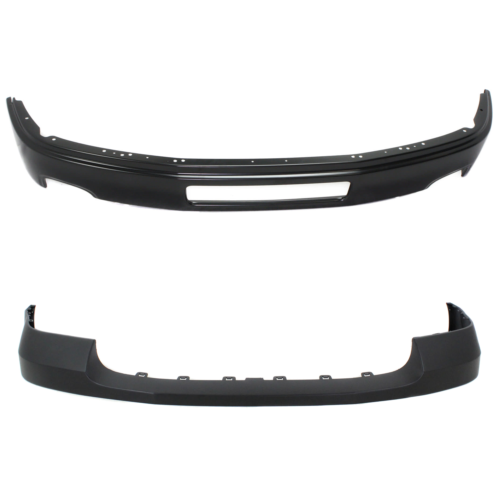AM SIERRA 2500-3500 HD 11-14 FRONT BUMPER 2 pc kit w Bumper Cover SKU KIT 072924 C3733 Partslink GM1002840 GM1014105 OEM 23123402-22777685