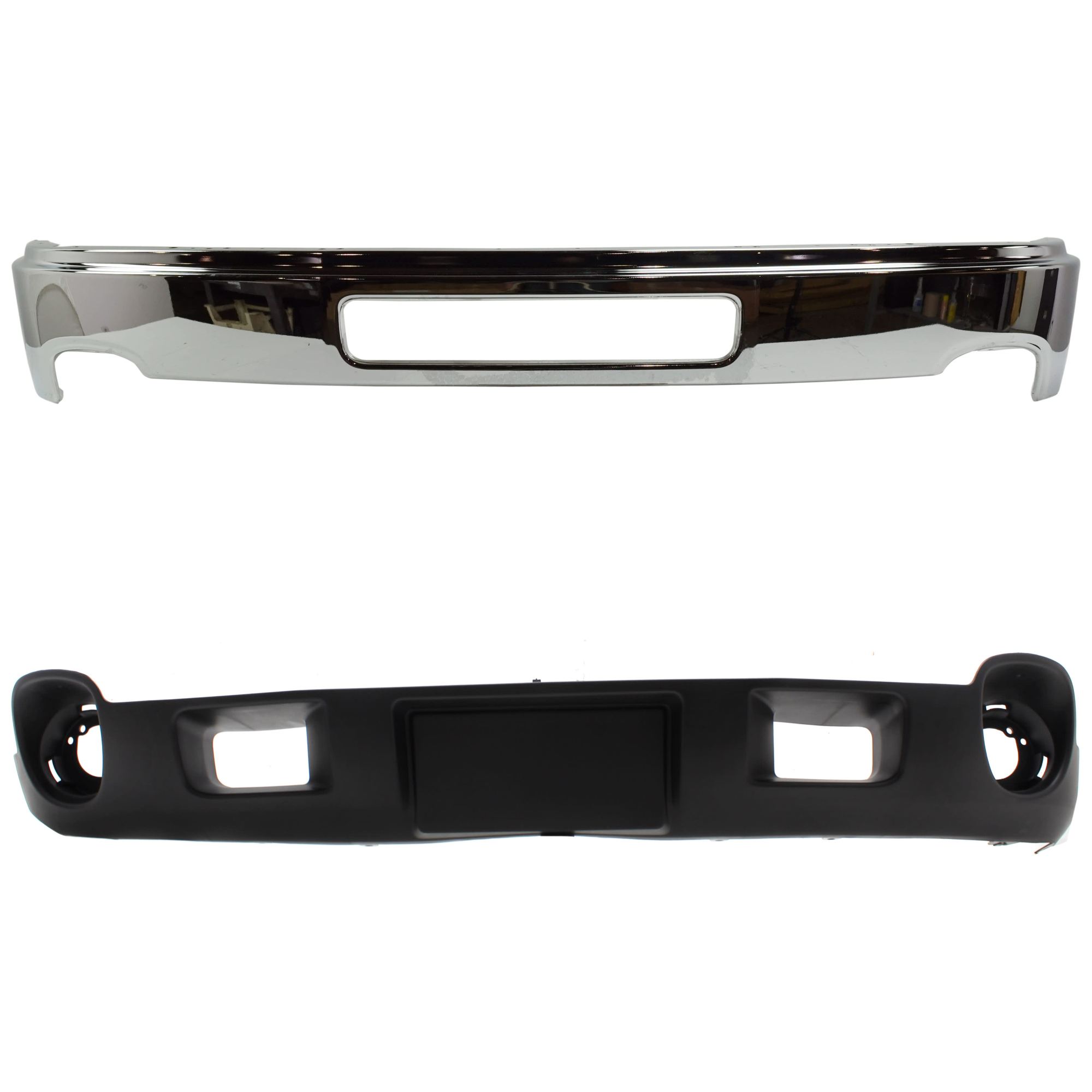 AM SIERRA 2500-3500 HD 11-14 FRONT BUMPER 2 pc kit w Valance SKU KIT 072924 C3738 Partslink GM1002839 GM1092216 OEM 25998989-22755085