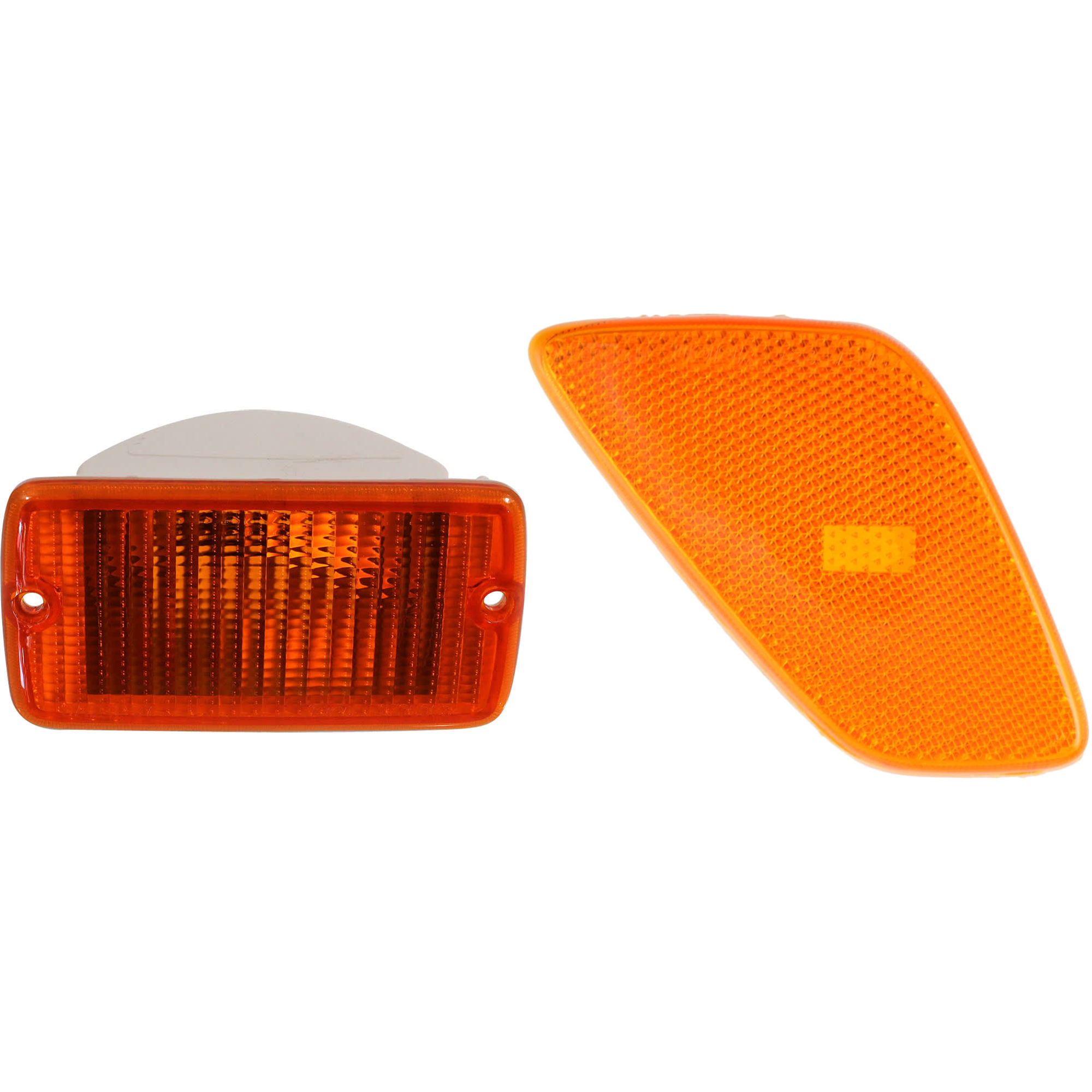 AM WRANGLER 01-06 SIGNAL LAMP RH AND LH lens and housing 2 pc kit with Side Marker SKU KIT 072924 C3746 Partslink CH2521141 CH2551120 OEM 55156488AB 55157032AA 55155628