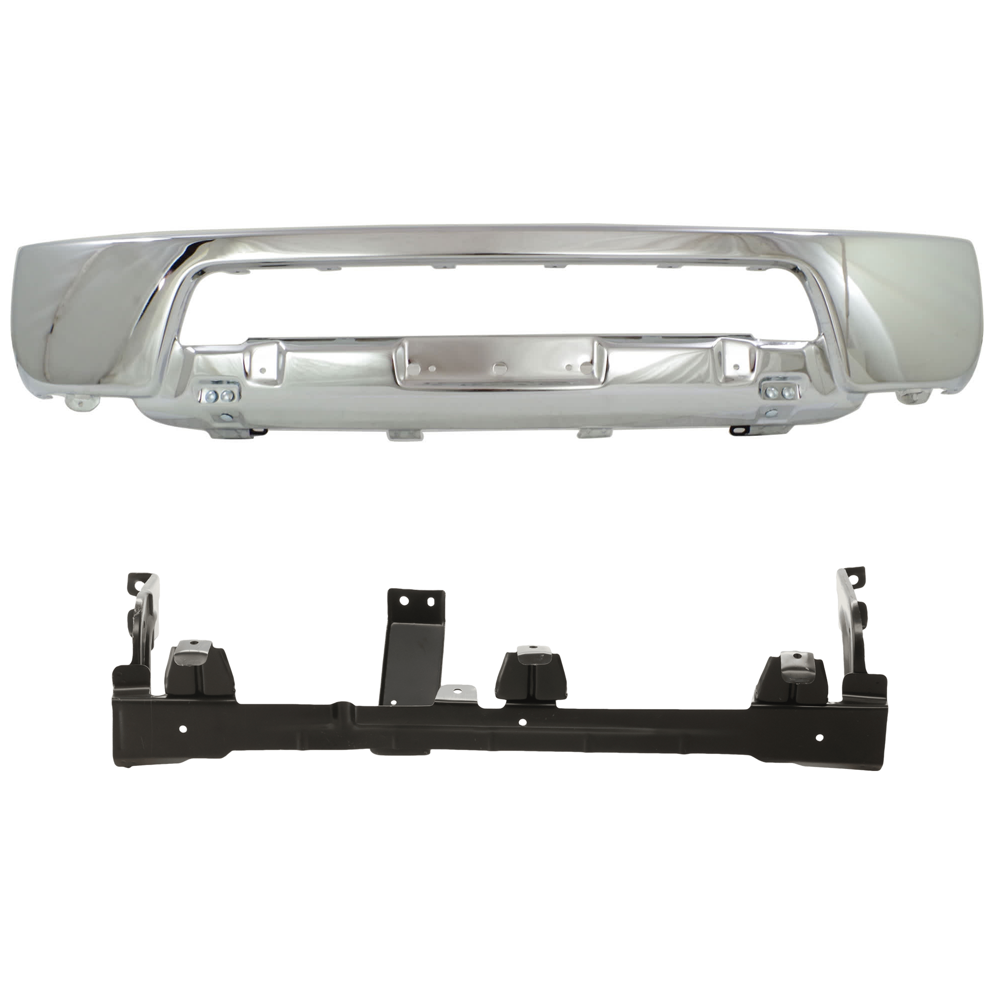 AM FRONTIER 05-08 FRONT BUMPER 2 pc kit w Bumper Retainer SKU KIT 072924 C3753 Partslink NI1002140 NI1006217 OEM 62014EA810-62290EA570