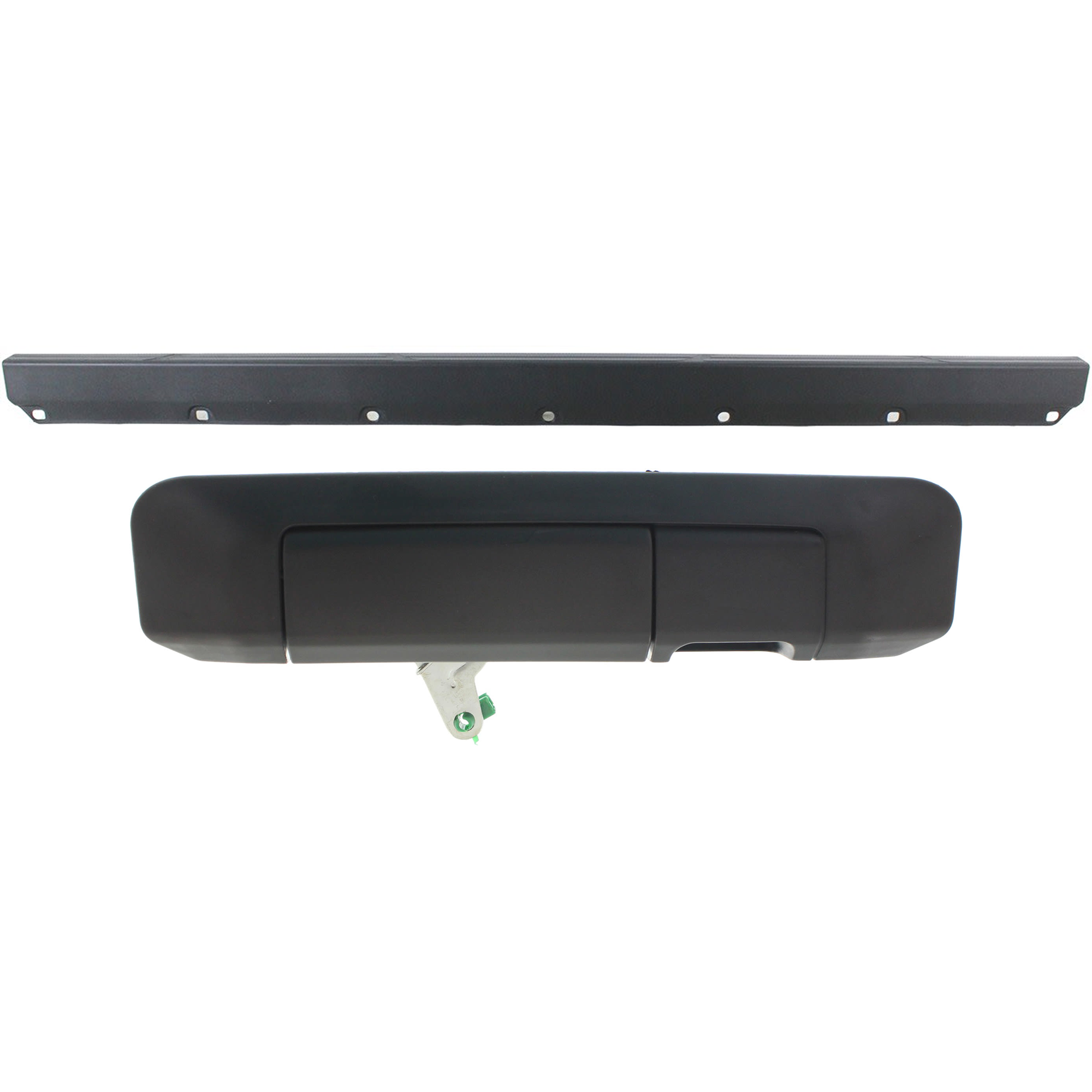 AM TACOMA 09-15 TAILGATE MOLDING 2 pc Kit with Tailgate Handle SKU KIT 072924 C3778 Partslink TO1904100 TO1915116 OEM 6571704020-6909004020