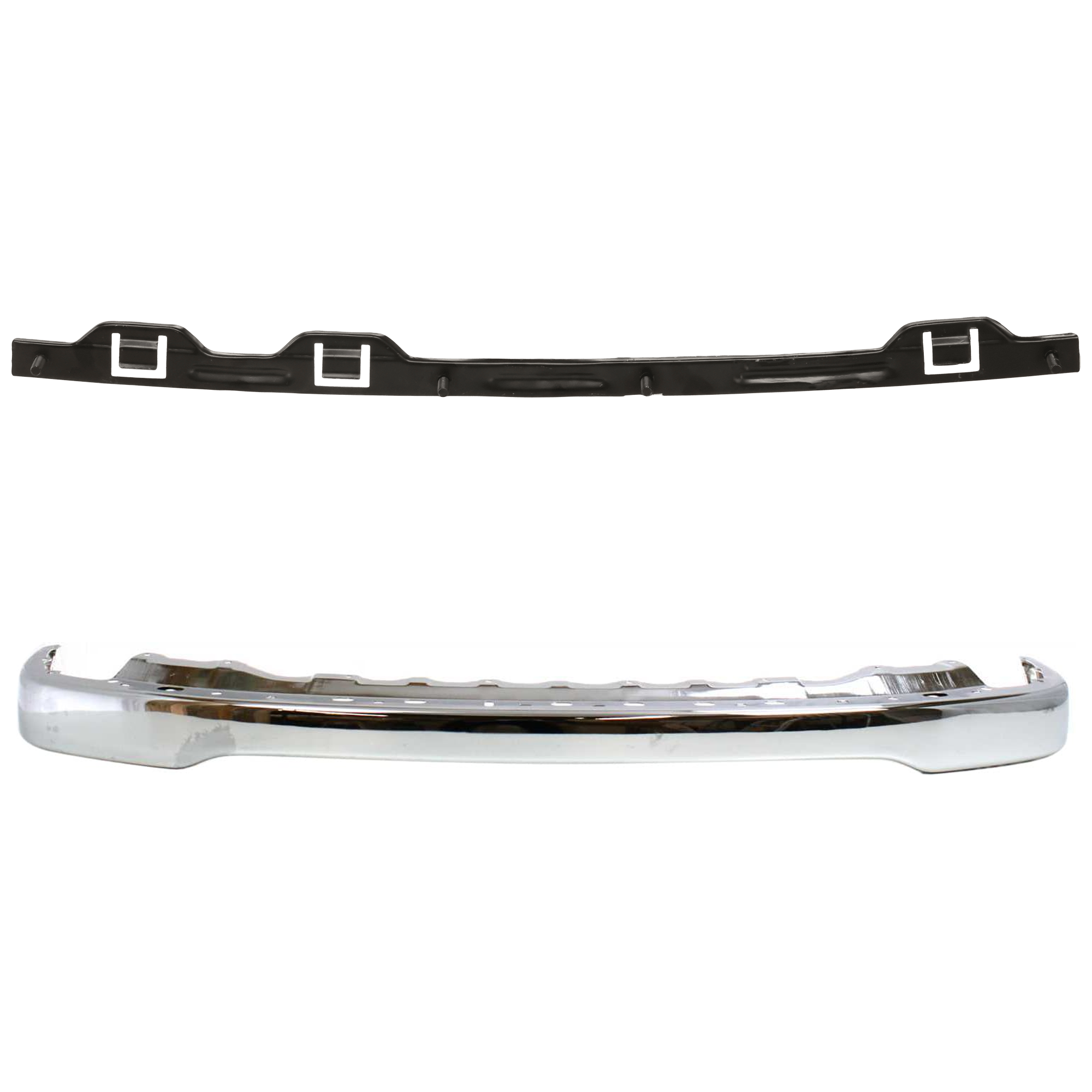 AM TACOMA 01-04 FRONT BUMPER 2 pc kit w Bumper Retainer SKU KIT 072924 C3804 Partslink TO1002174 TO1065101 OEM 52101AD030-52533AD010