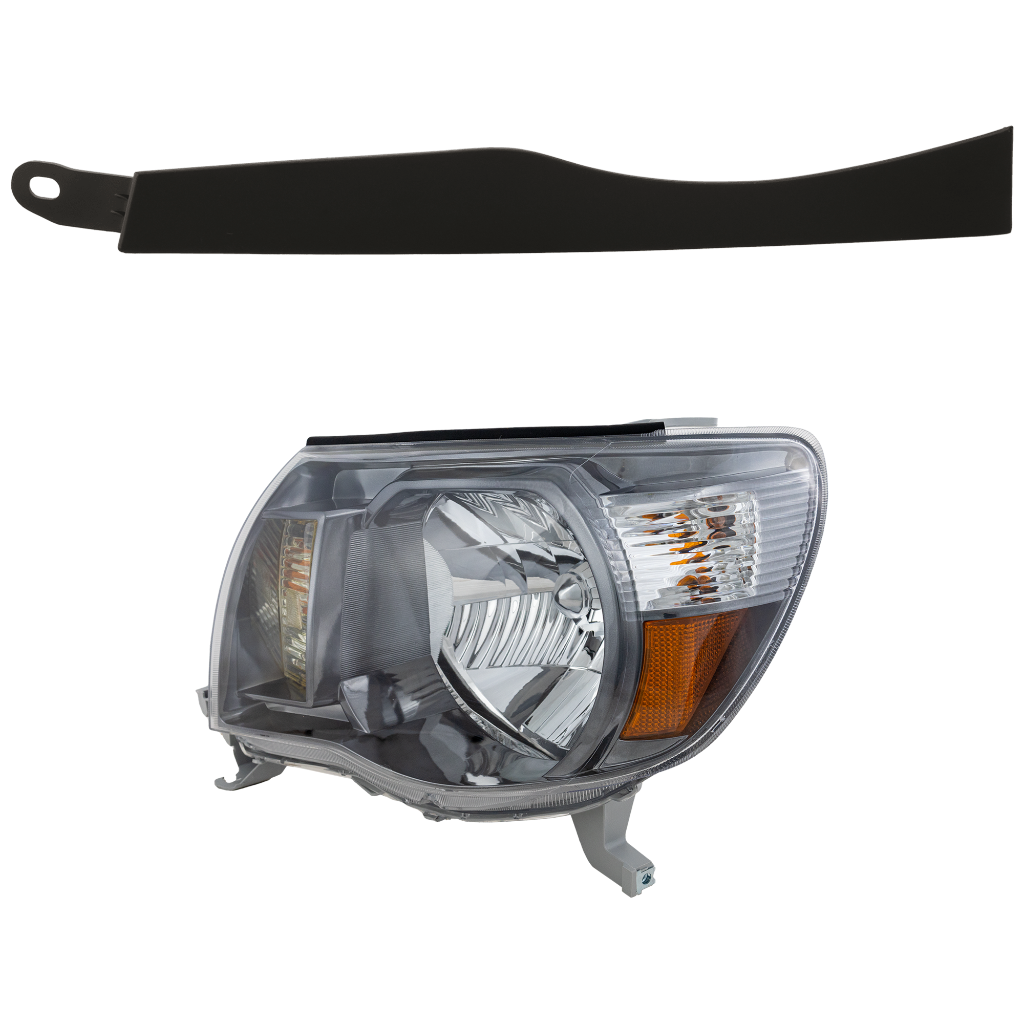 AM TACOMA 05-11 HEAD LAMP LH 2 pc Kit with Headlight Filler SKU KIT 072924 C3813 Partslink TO2502181 TO1088110 OEM 8115004173-5251304901