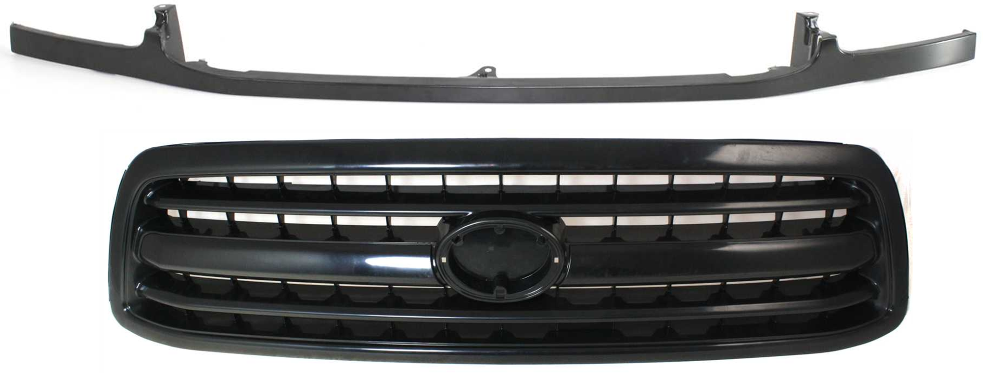 AM TUNDRA 00-02 GRILLE 2 pc Kit Plastic Paintable Shell and Insert SKU KIT 072924 C3819 Partslink TO1200224 TO1200226 TO1087109 OEM 531000C010-539030C010