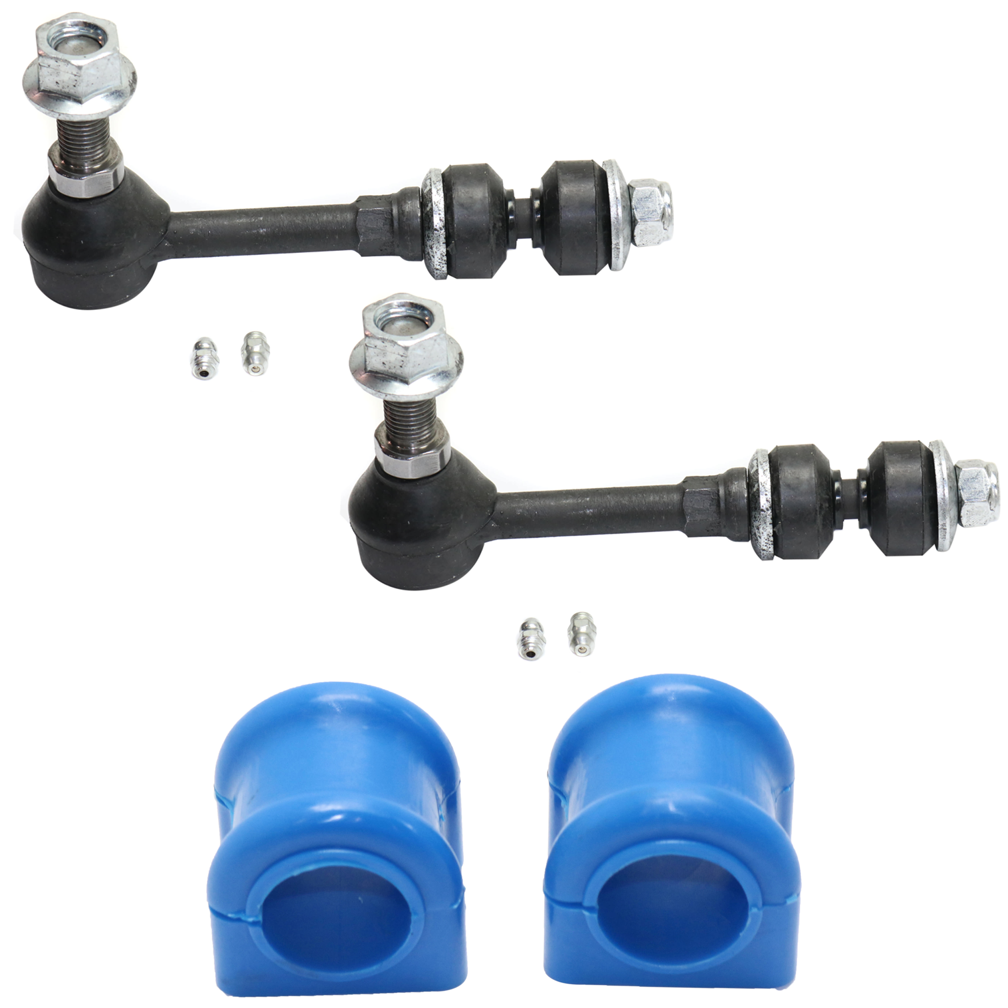 AM RAM 3500-07-10 SWAY BAR LINK 4 pc Kit with Sway Bar Bushing SKU KIT 072924 C3833 OEM 2653021-2653023-5451735-545173