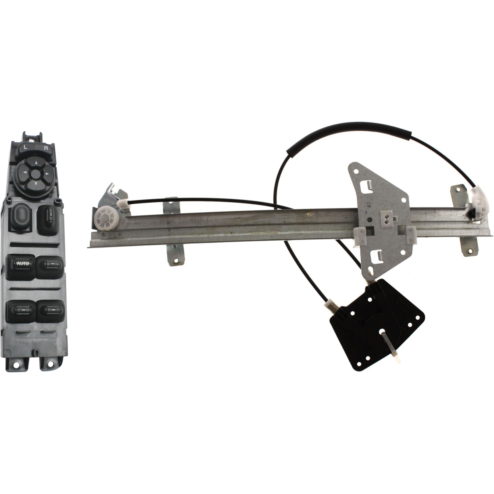 AM DAKOTA 01-04 WINDOW SWITCH 2 pc Kit with Window Regulator SKU KIT 072924 C3911 OEM 9701-660003-901448-5348084-534