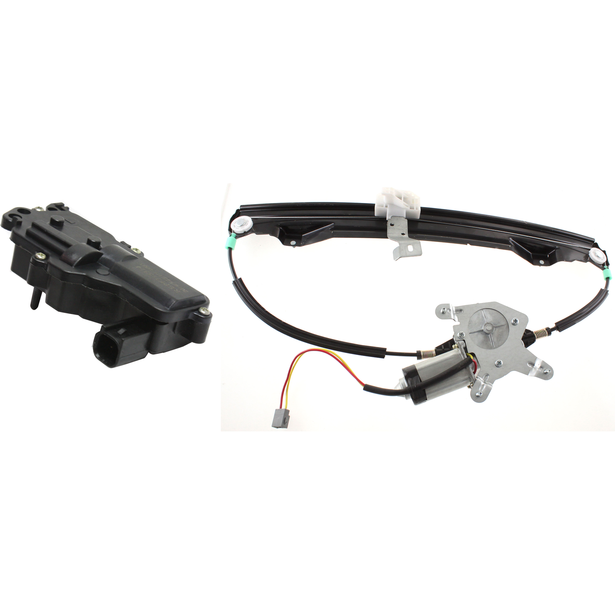 AM EXPLORER 02-10 FRONT OR REAR WINDOW REGULATOR LH 2 pc kit Power with Motor and Door Lock Actuator SKU KIT 072924 C3914 Partslink FO1550118 FO1314113 OEM 6L2Z7827001BA 6L2Z78218A43AA