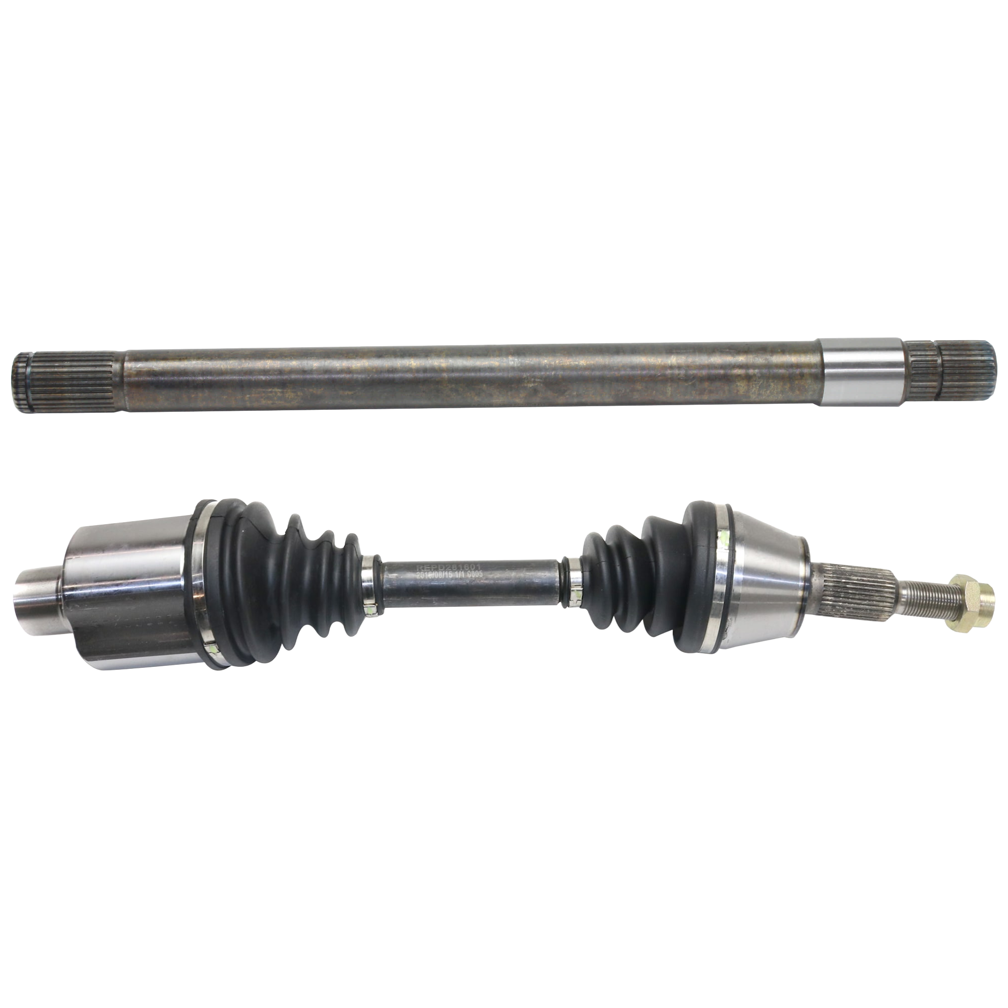 AM RAM 1500-02-05 CV AXLE ASSEMBLY 2 pc kit with Axle Shaft SKU KIT 072924 C3924 OEM 5072389AA 5072389AB 52069886AE