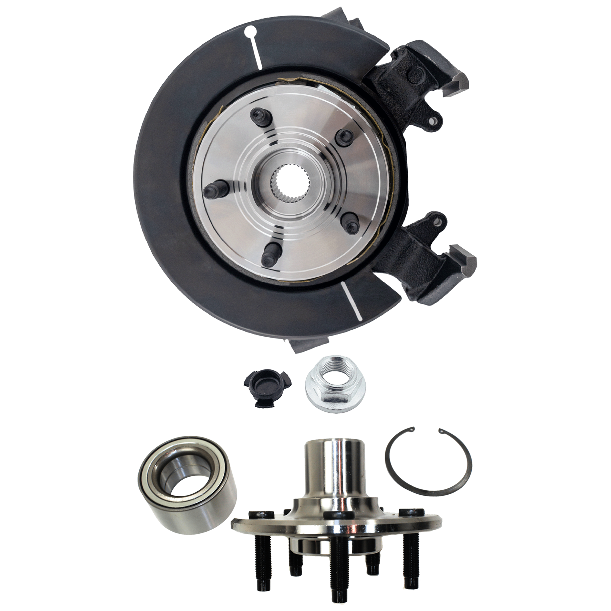 AM EXPLORER MOUNTAINEER 06-10 REAR KNUCKLE RH 2 pc kit w Wheel Hub SKU KIT 072924 C3927 OEM 516008-9111400-1L2Z1109AA 6L2Z