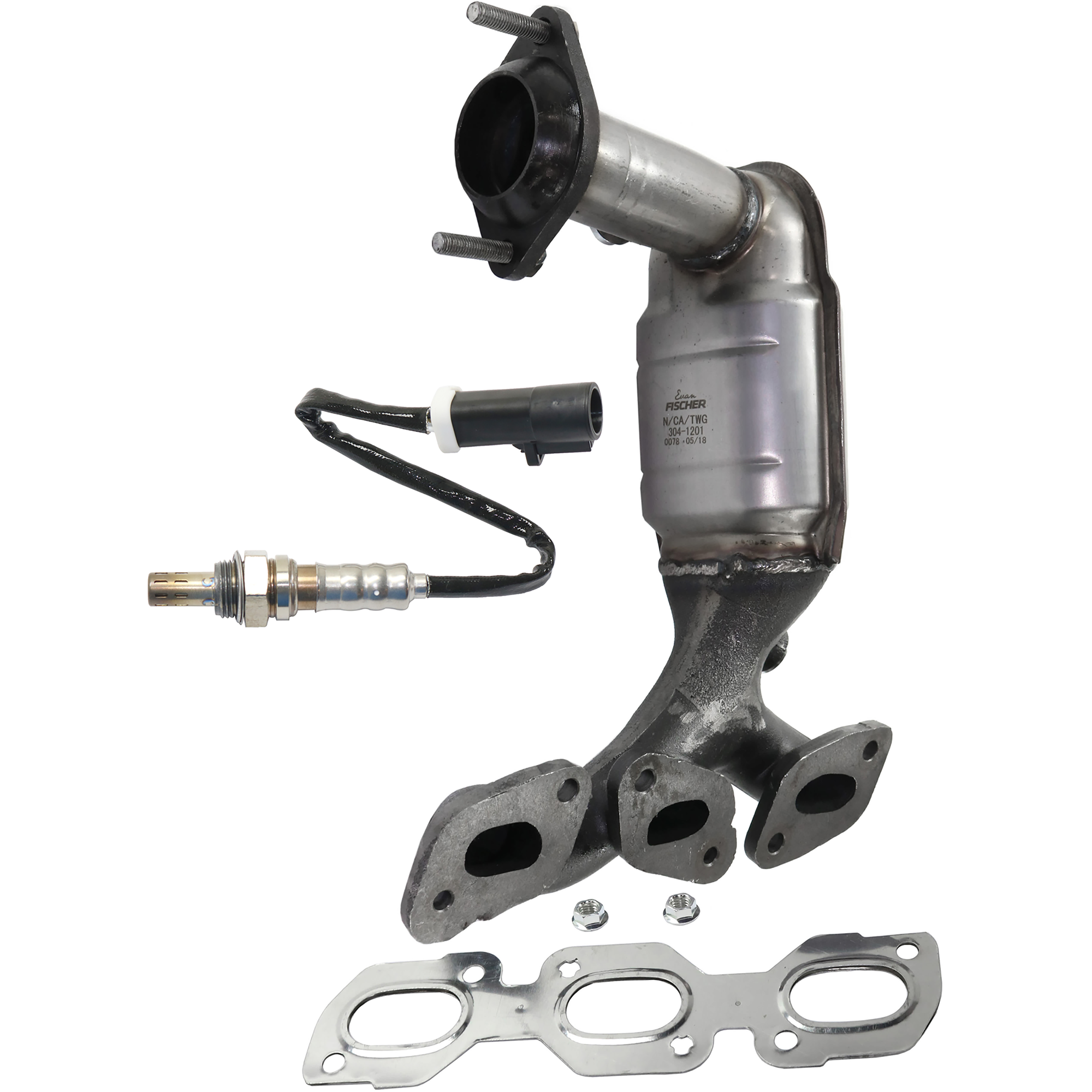 AM TRIBUTE 01-04 FRONT CATALYTIC CONVERTER RH 2 pc Kit with Oxygen Sensor SKU KIT 072924 C3970
