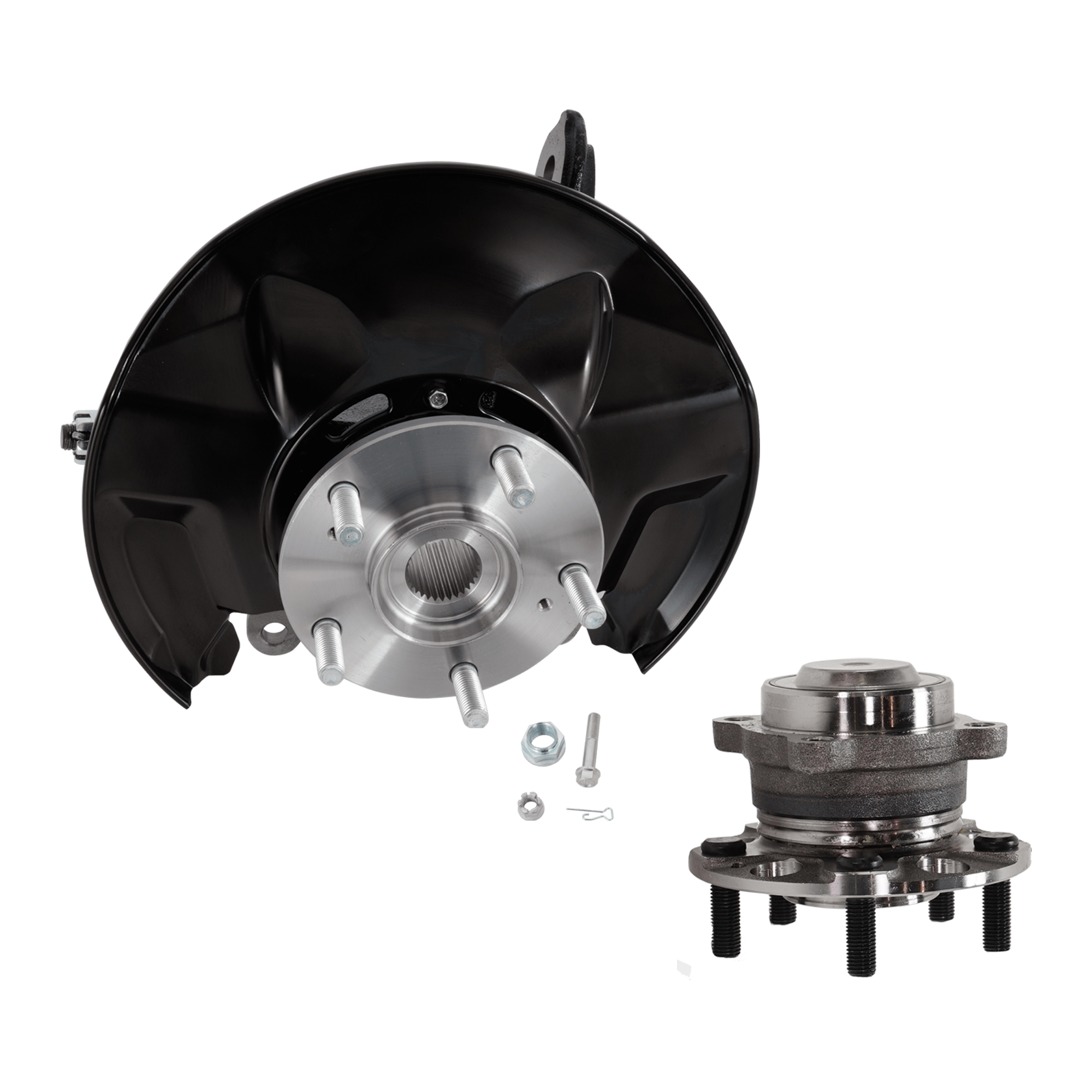 AM ACCORD 14-17 FRONT KNUCKLE RH 2 pc Kit Steering with Wheel Hub SKU KIT 072924 C3992 OEM 44300T2AA51-44300T2AA61-44600T