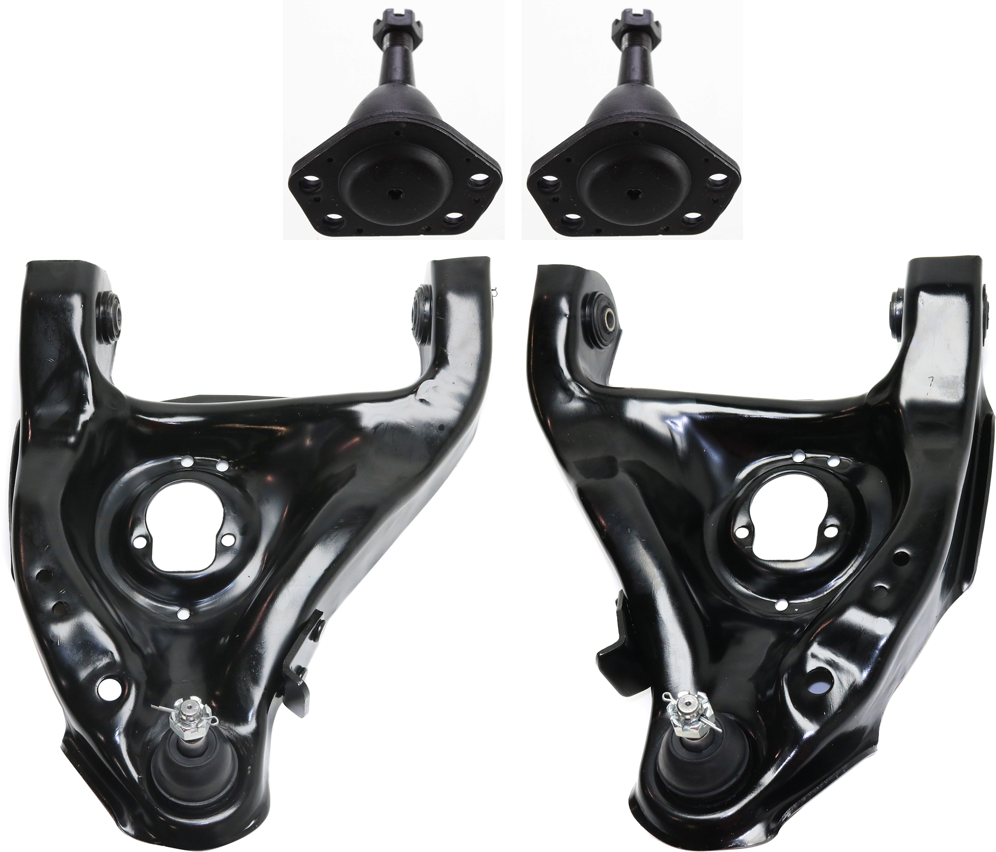 AM BLAZER 95-05 S10-82-03 FRONT CONTROL ARM RH AND LH Lower w ball joint s 4 pc Kit with Ball Joint SKU KIT 072924 C4366 OEM 15003923-15003924-10268-282008