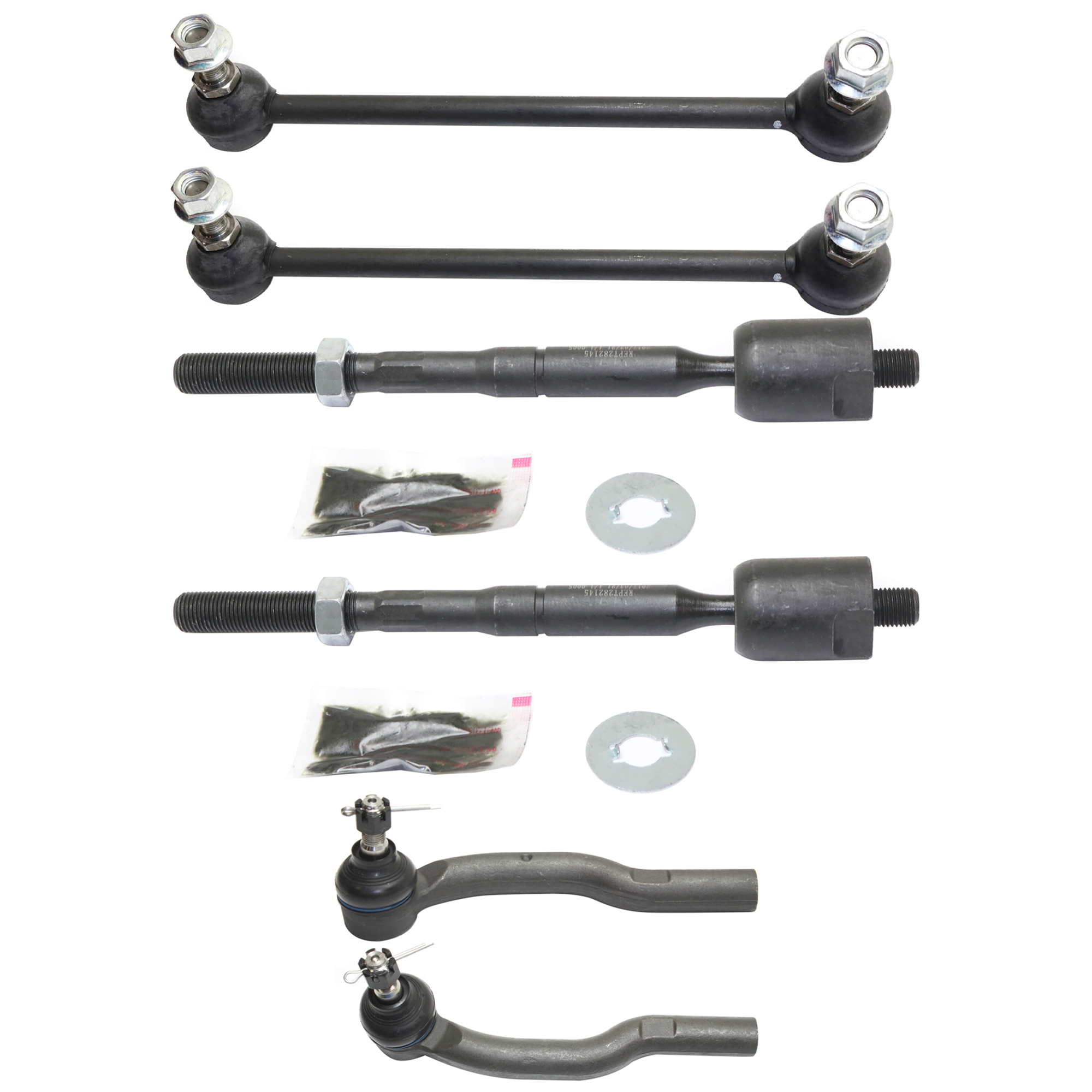 AM CAMRY 07-11 FRONT TIE ROD END RH AND LH Inner and Outer 6 pc kit with Sway Bar Link SKU KIT 072924 C4375 OEM 1015317-2693360-4012023-454600