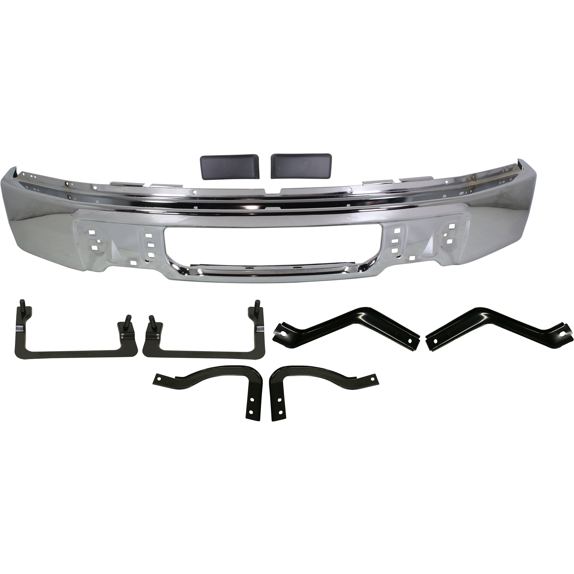 AM F 150-09-14 FRONT BUMPER 9 pc kit w Bumper Trim and Bumper Bracket SKU KIT 072924 C909 Partslink FO1002412 FO1066179 FO1067179 FO1067178 FO1066178 FO1067181 FO1066181 FO1053100 OEM 9L3Z17757A 9L3Z17755B 9L3Z1775